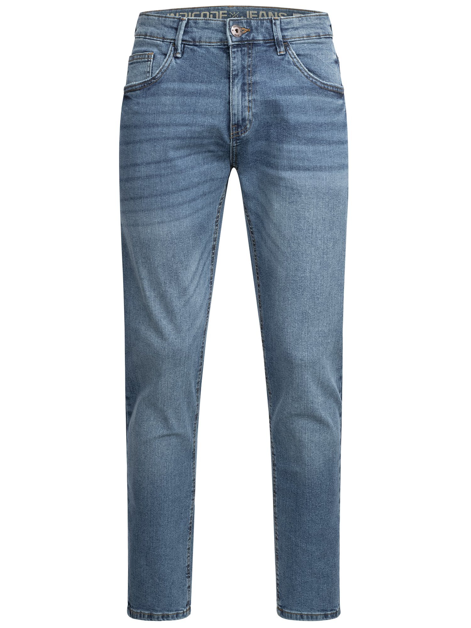 Indicode Regular-fit-Jeans Herren INSantino Jeanshose Hose Herrenhose mit k günstig online kaufen