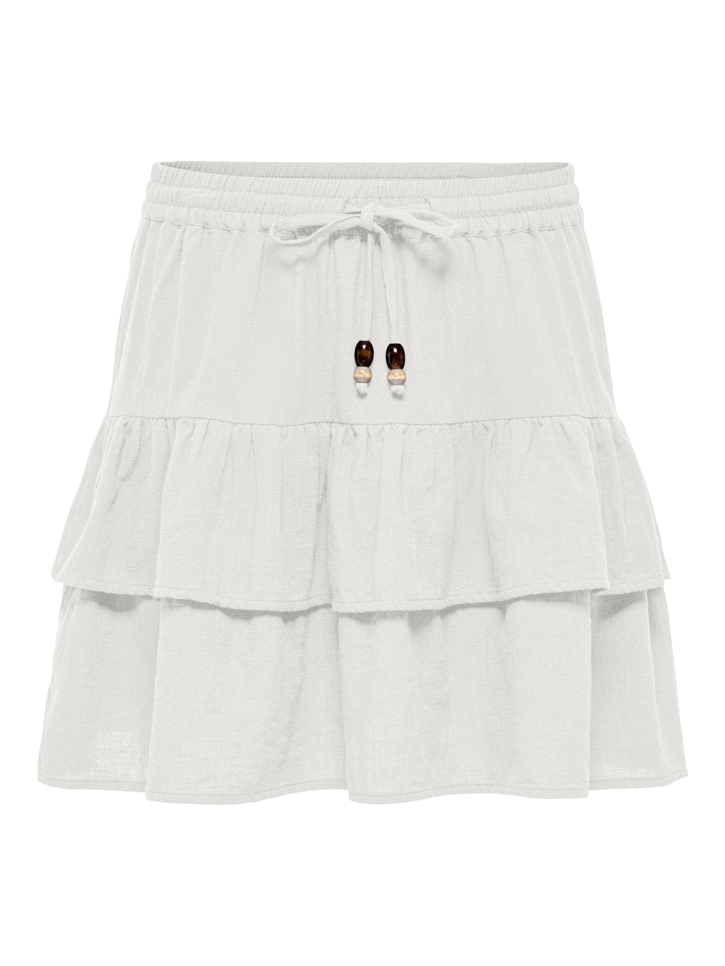 ONLY Minirock ONLSWAR STRING SHORT SKIRT WVN Baumwolle – Bild 5 von 5