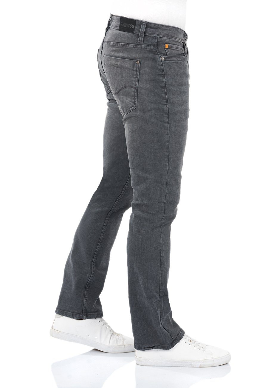 riverso Bootcut-Jeans Herren Jeanshose Boot Denim Fit (G121) mit Hose Denim Grey Cut RIVFalko Stretch
