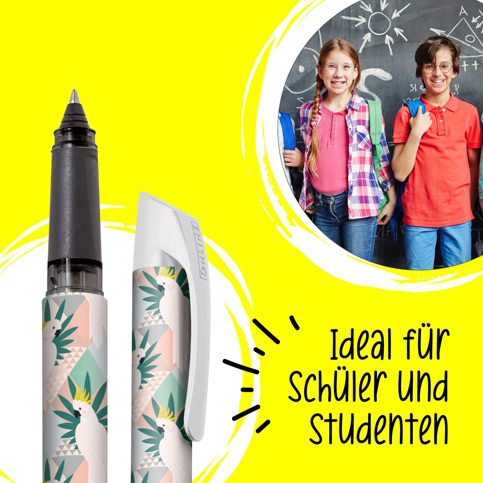 Deutschland ideal für Tintenroller Schule, Tintenpatronen-Rollerball, hergestellt Pen Online Papageien ergonomisch, die Campus in