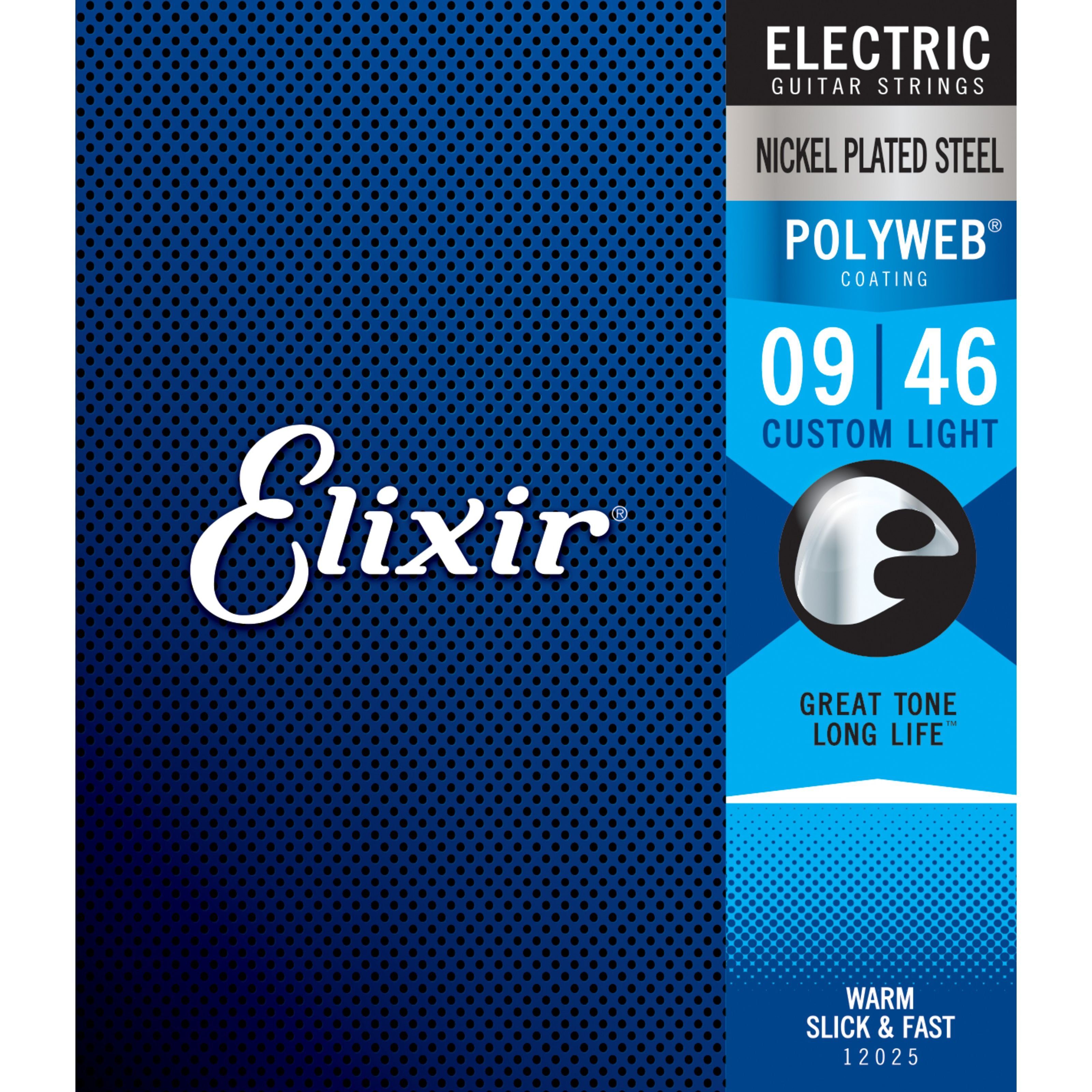 Elixir Saiten, 12025 Polyweb Electric 09-46 - E-Gitarrensaiten