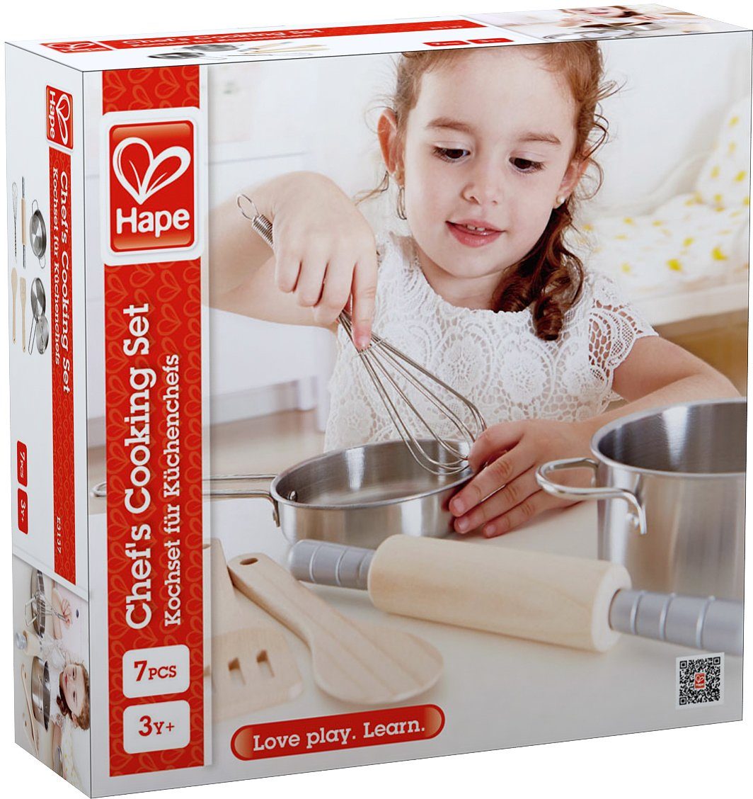 Hape Kinder-Küchenset Kochset für Küchenchefs, (7-tlg)