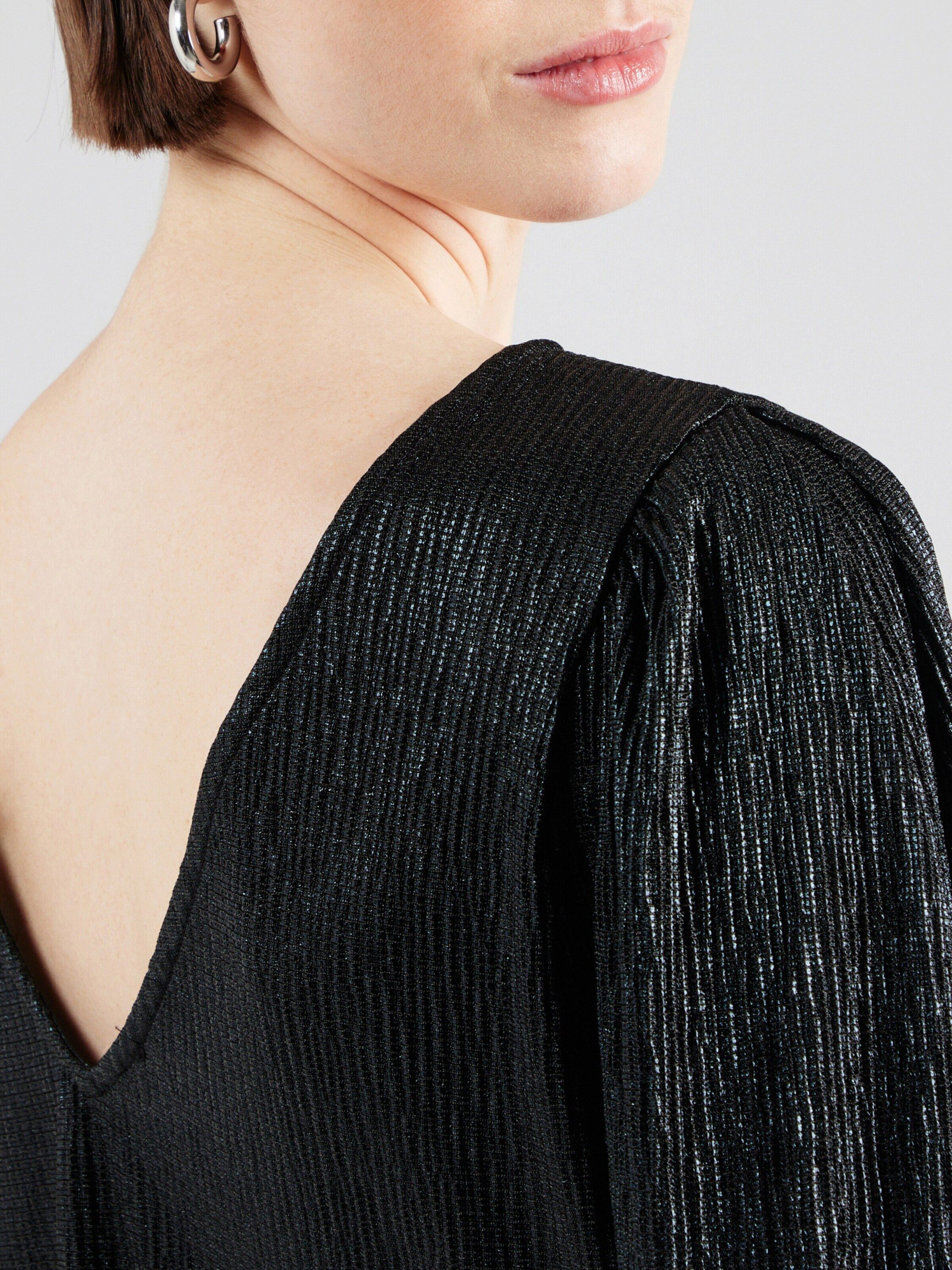 Object Langarmshirt OBJLOUISE (1-tlg) Drapiert/gerafft