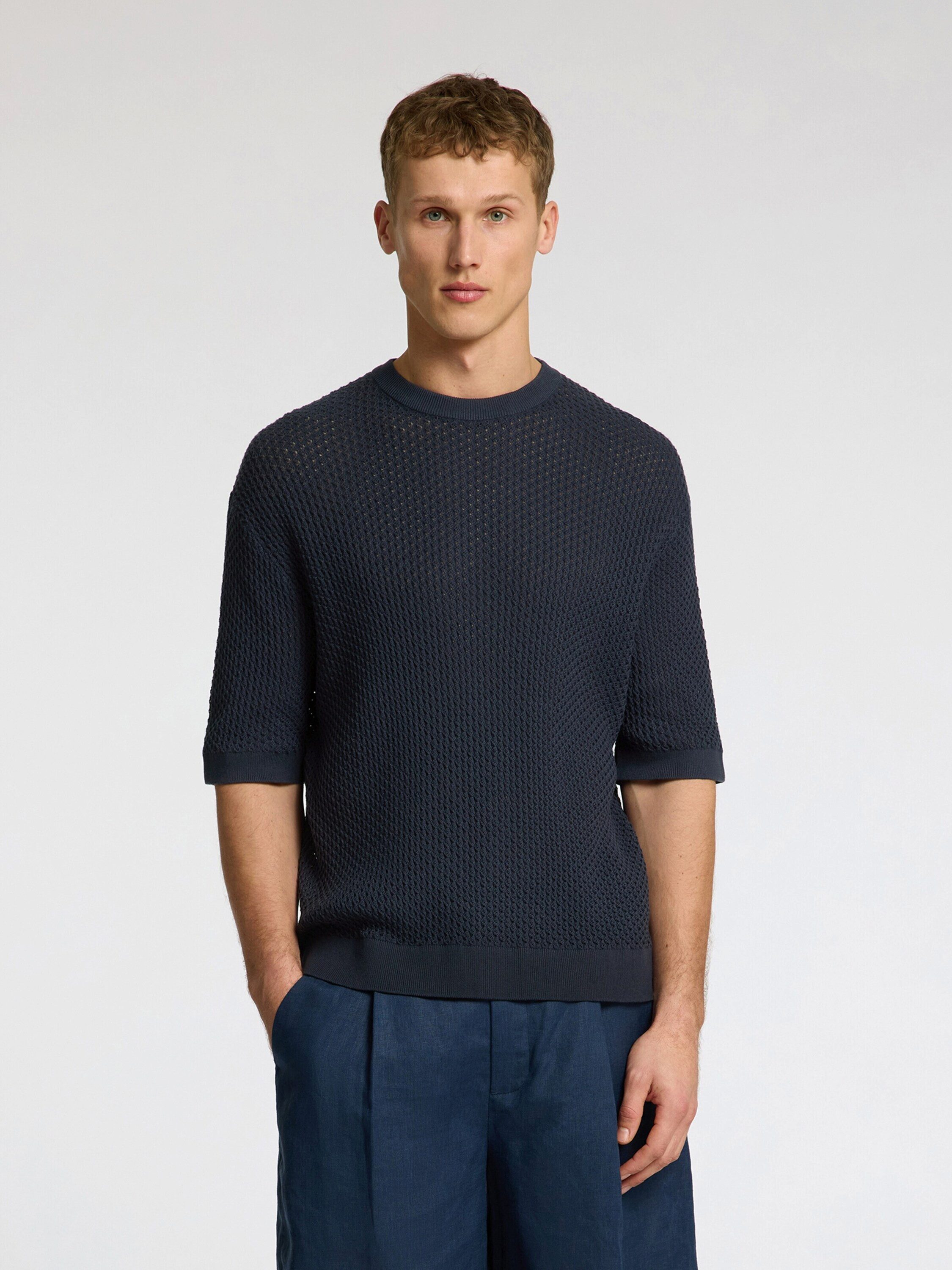 Selected Rundhalspullover COLTON (1-tlg)