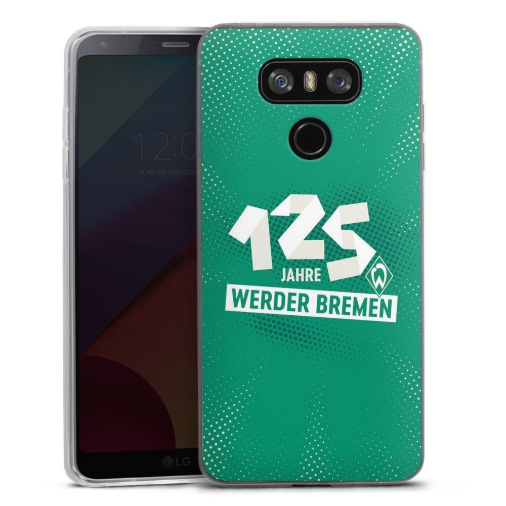 DeinDesign Handyhülle 125 Jahre Werder Bremen Offizielles Lizenzprodukt, LG G6 Slim Case Silikon Hülle Ultra Dünn Schutzhülle