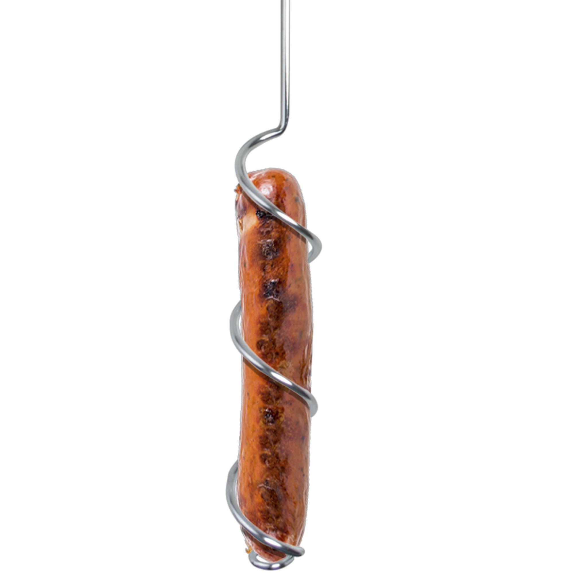 esschert design Feuerschale BBQ Wurst Spieß 75 cm Grill Halterung Camping Lagerfeuer Grill Holz, (1 x Wurst-Spieß)