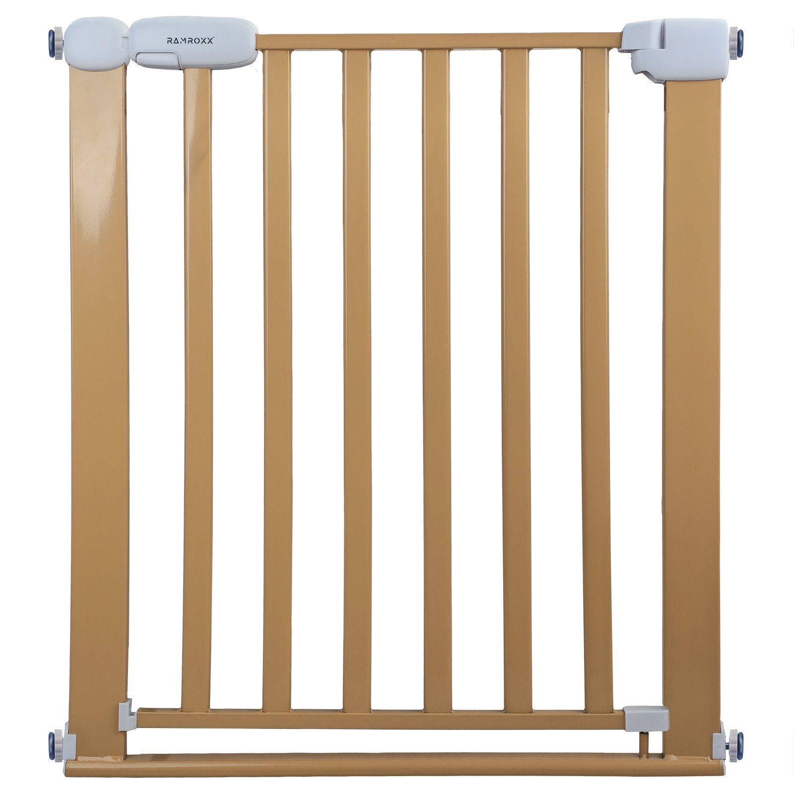 RAMROXX Treppenschutzgitter Absperrgitter beige für 75-85cm Durchgang 77cm günstig online kaufen