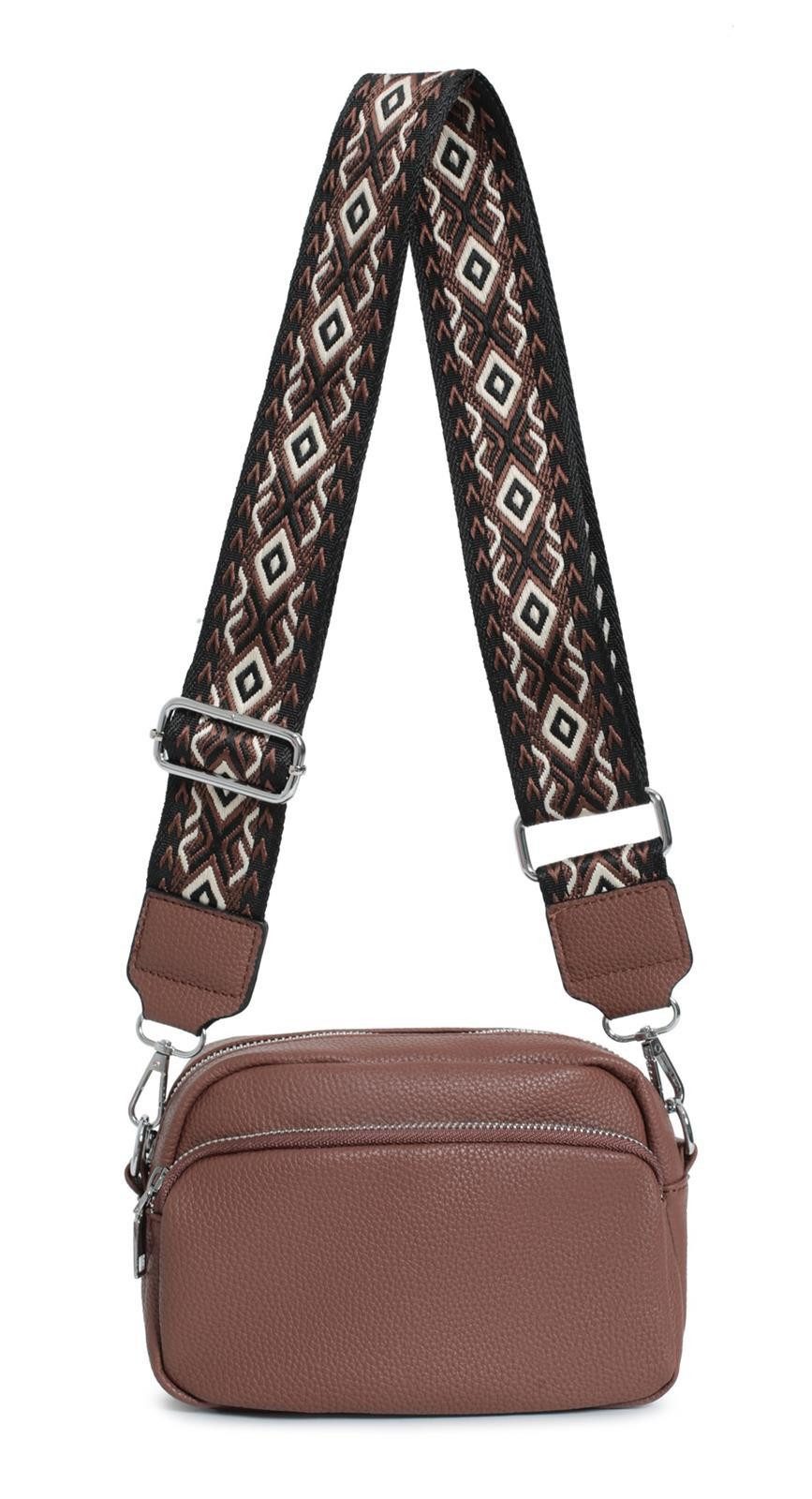 ITALYSHOP24 Schultertasche Damen Umhängetasche Bodybag Muster günstig online kaufen