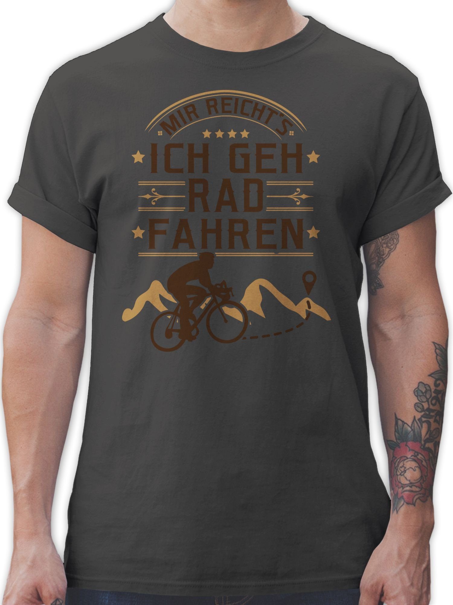 T-Shirt Mir reicht's Rad fahren