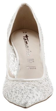 Tamaris Juliane Pumps in Glitzer-Optik