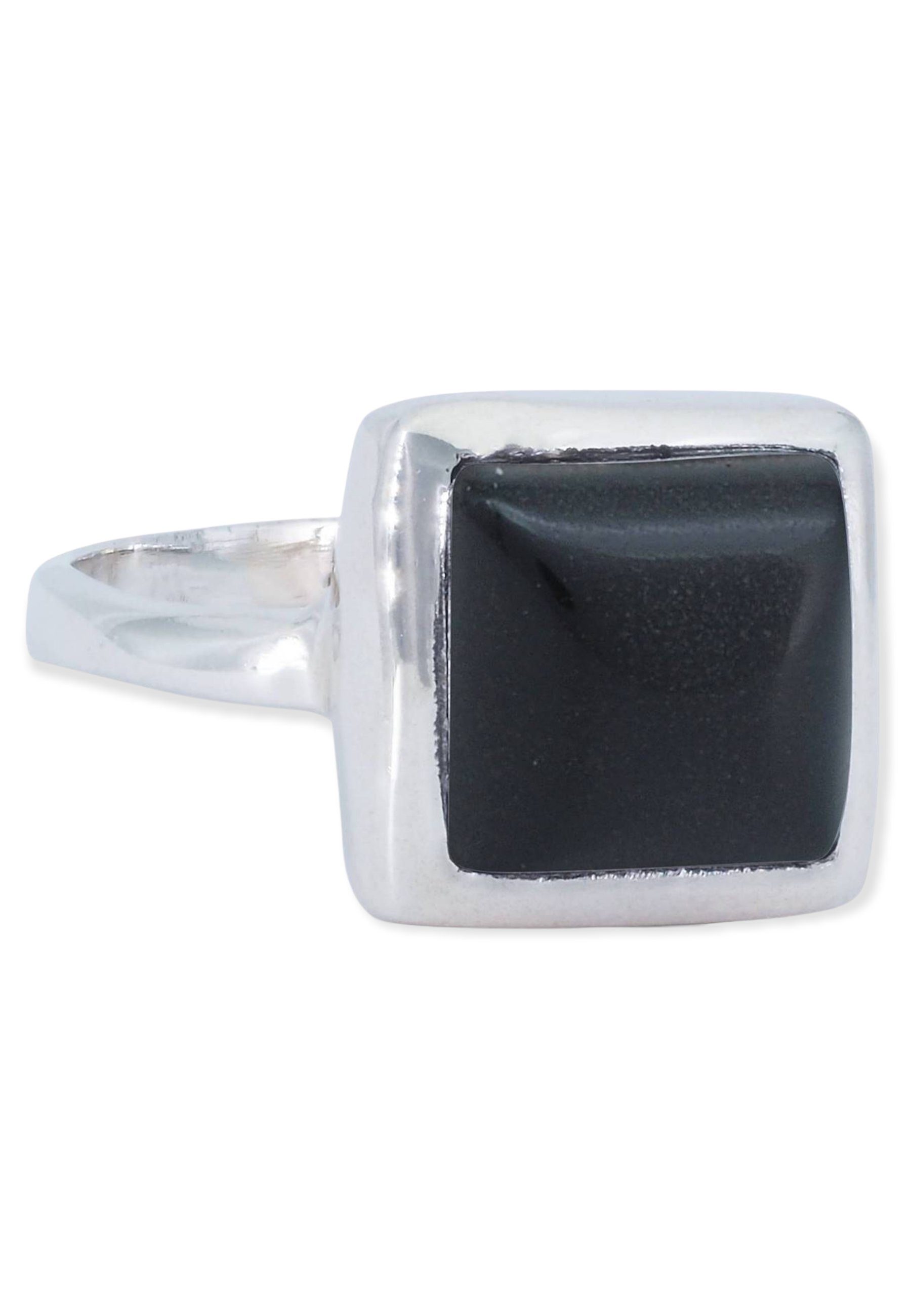 mantraroma Silberring 925er Silber mit Onyx | Silberringe