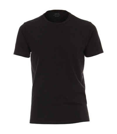 VENTI T-Shirt T-Shirt - Doppelpack - Rundhals - Schwarz Ideal zum Unterziehen