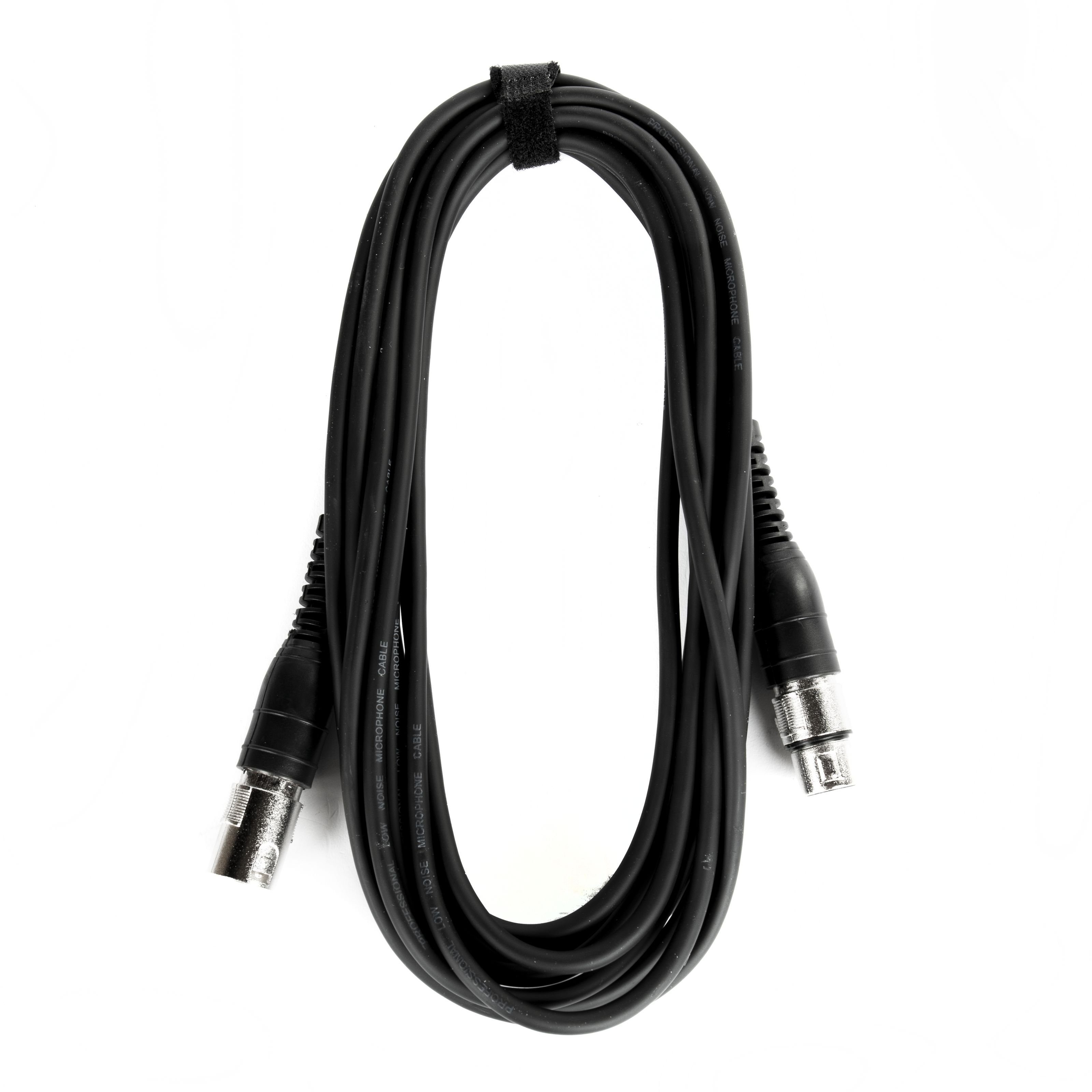 MUSIC STORE Audio-Kabel, Mikrofonkabel XLR, versilberte Kontakte, 6m Kabellänge