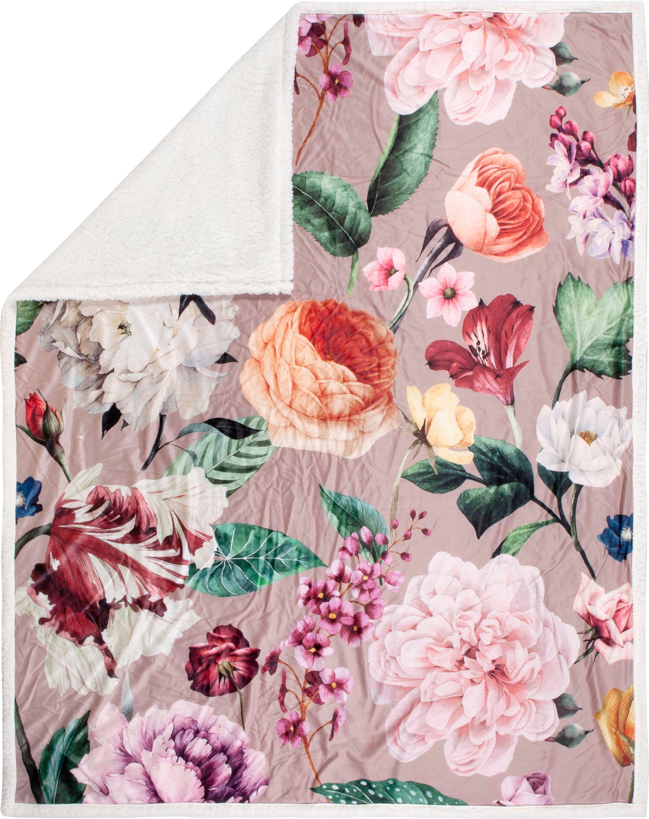 Plaid Fiori, Descanso, Sehr Weich, Kuscheldecke, günstig online kaufen