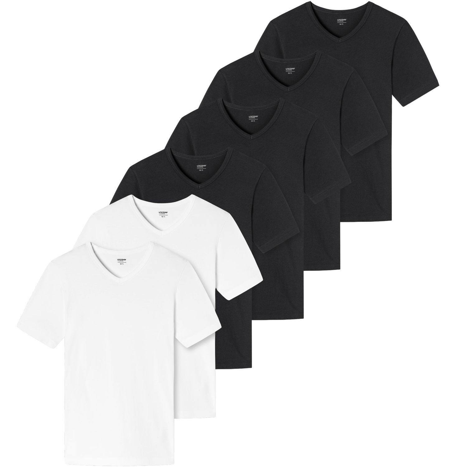 2 x weiß / 4 x schwarz