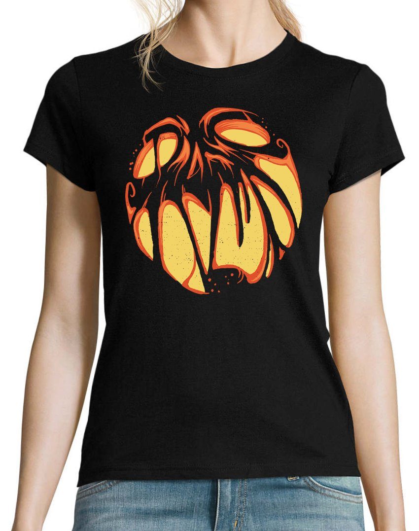 Youth Designz Print-Shirt Halloween Kürbis Damen günstig online kaufen