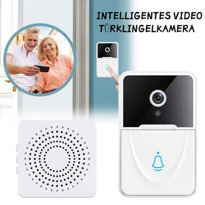 MDHAND X3 Video Doorbell Smart Home Türklingel (1-tlg., HD-Video, WLAN, Weiß)