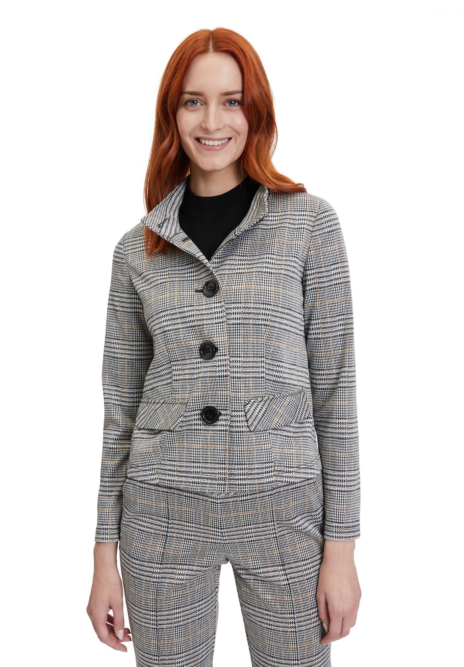 Jackenblazer Betty Barclay Blazer-Jacke mit Stehkragen