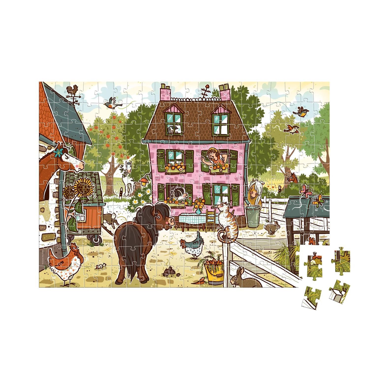 Magellan Puzzle Die Haferhorde - Voll versteckt! (Puzzle), 200 Puzzleteile