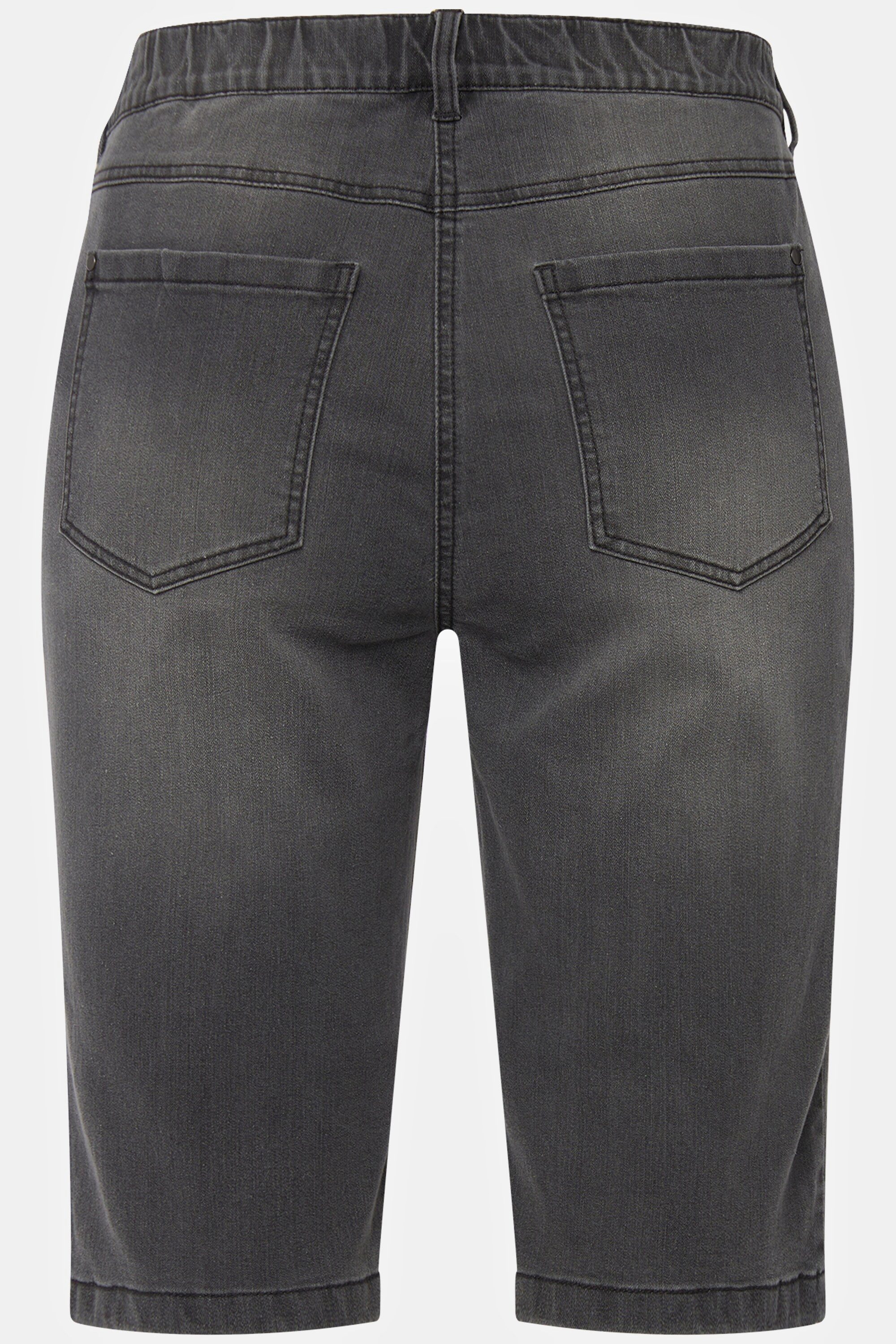 Ulla Popken Bermudas Jeansbermuda Mandy 5-Pocket-Form Komfortbund