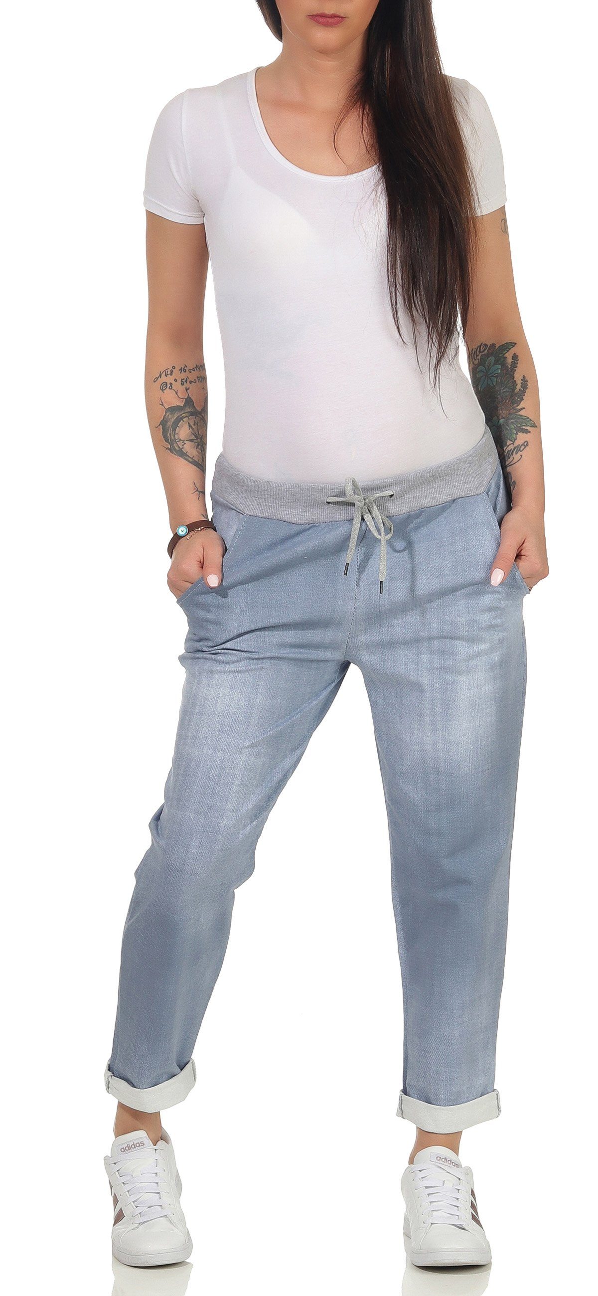 simaranda Jogginghose Damen Jogginghose 29 Hellblau Uni / One Size 36-40 günstig online kaufen