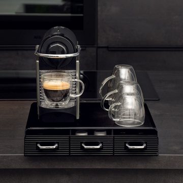 Intirilife Kapselhalter, Kaffee Kapselhalter für Nesspresso (48 Stück) oder K-Cup (36 Stück)