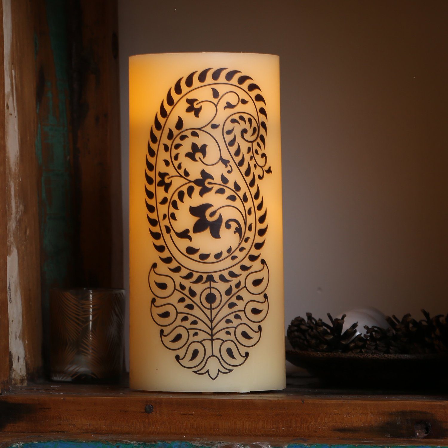 MARELIDA LED-Kerze XXL LED Kerze Ornament günstig online kaufen
