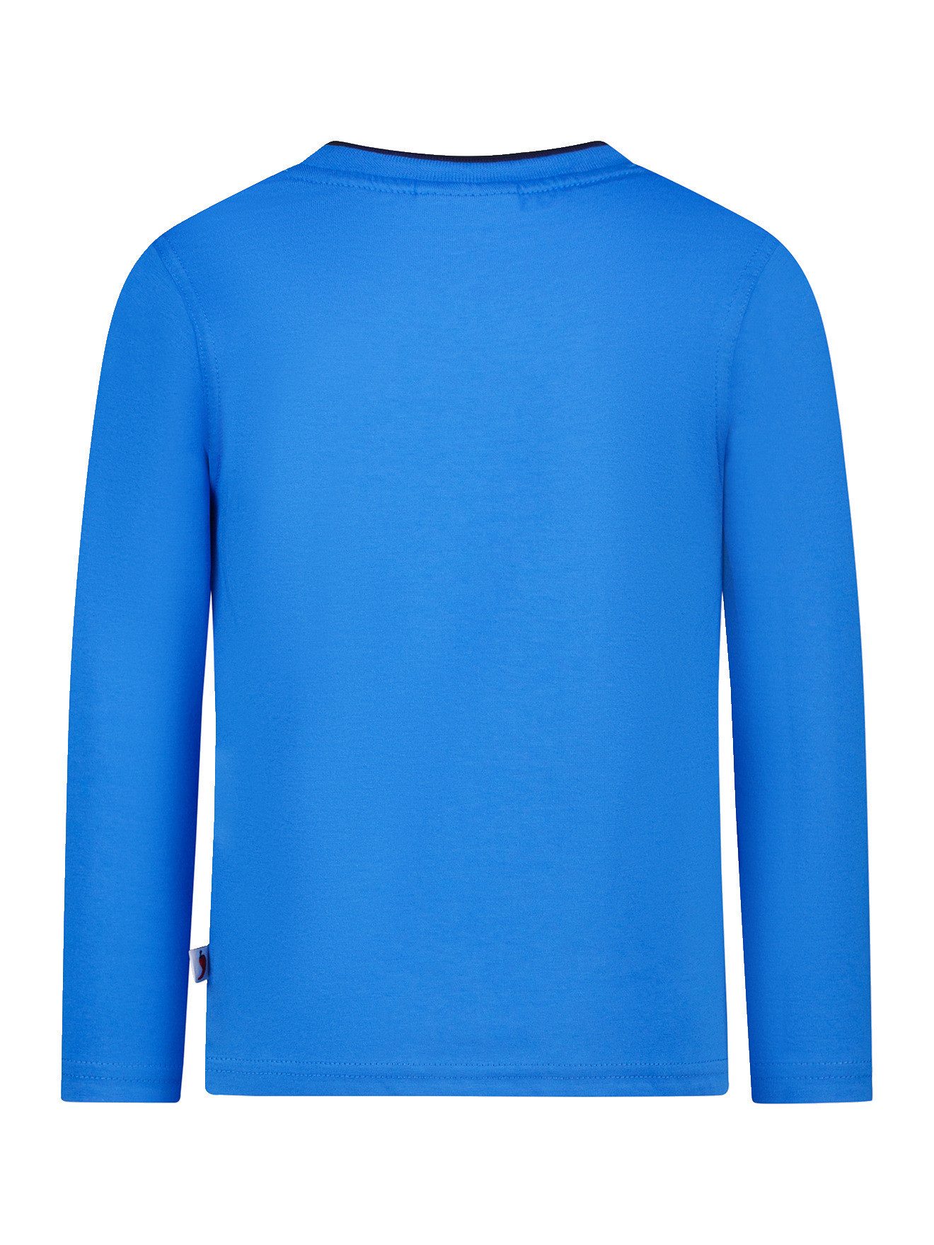 SALT AND PEPPER Langarmshirt Langarmshirt mit Bagger-Stickerei Jungen