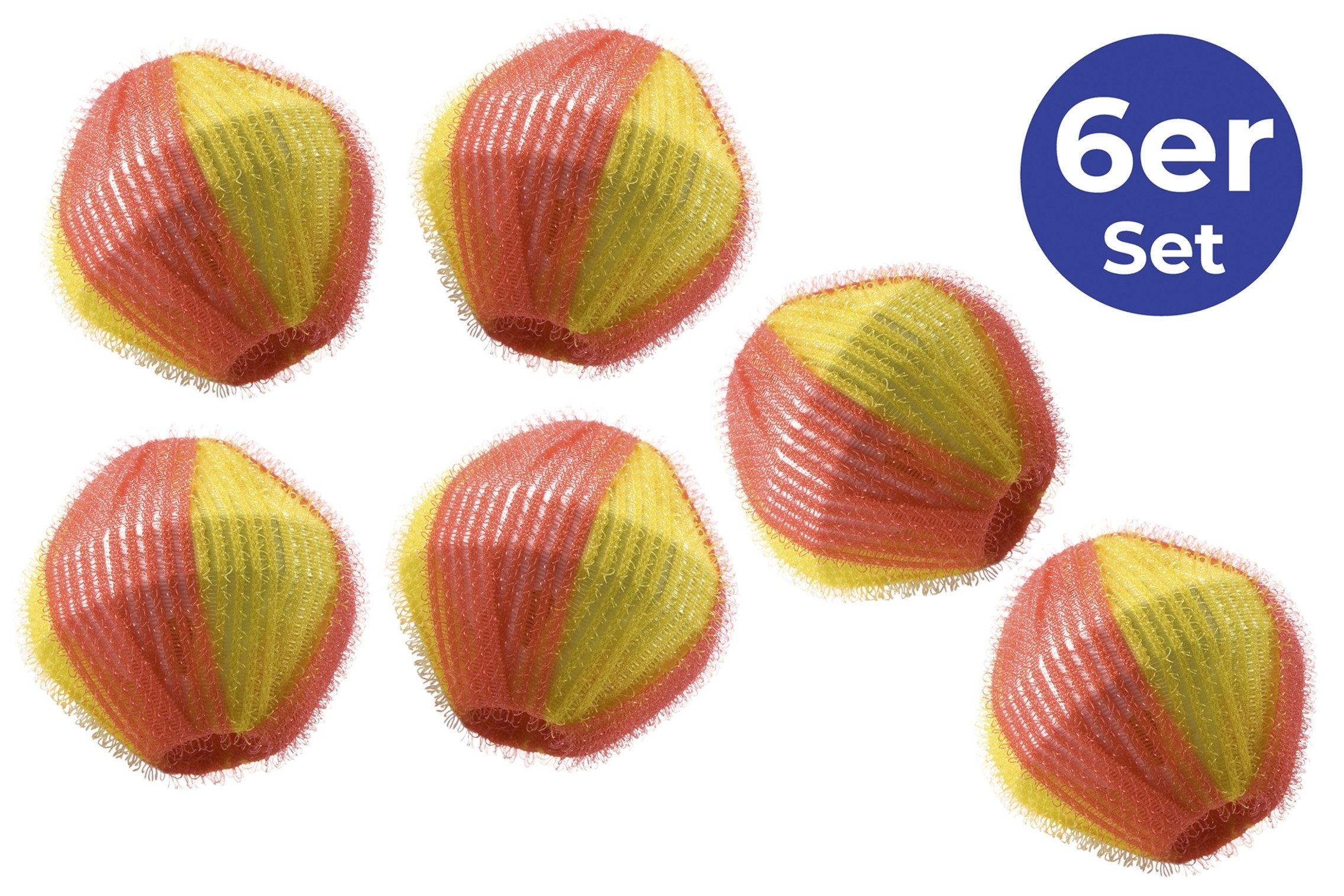 Maximex Wäschekugel Modell Flusenschreck Jumbo (Set, 6-St), extra-große Wäschebälle für die Waschmascchine, sammeln Flusen & Haare