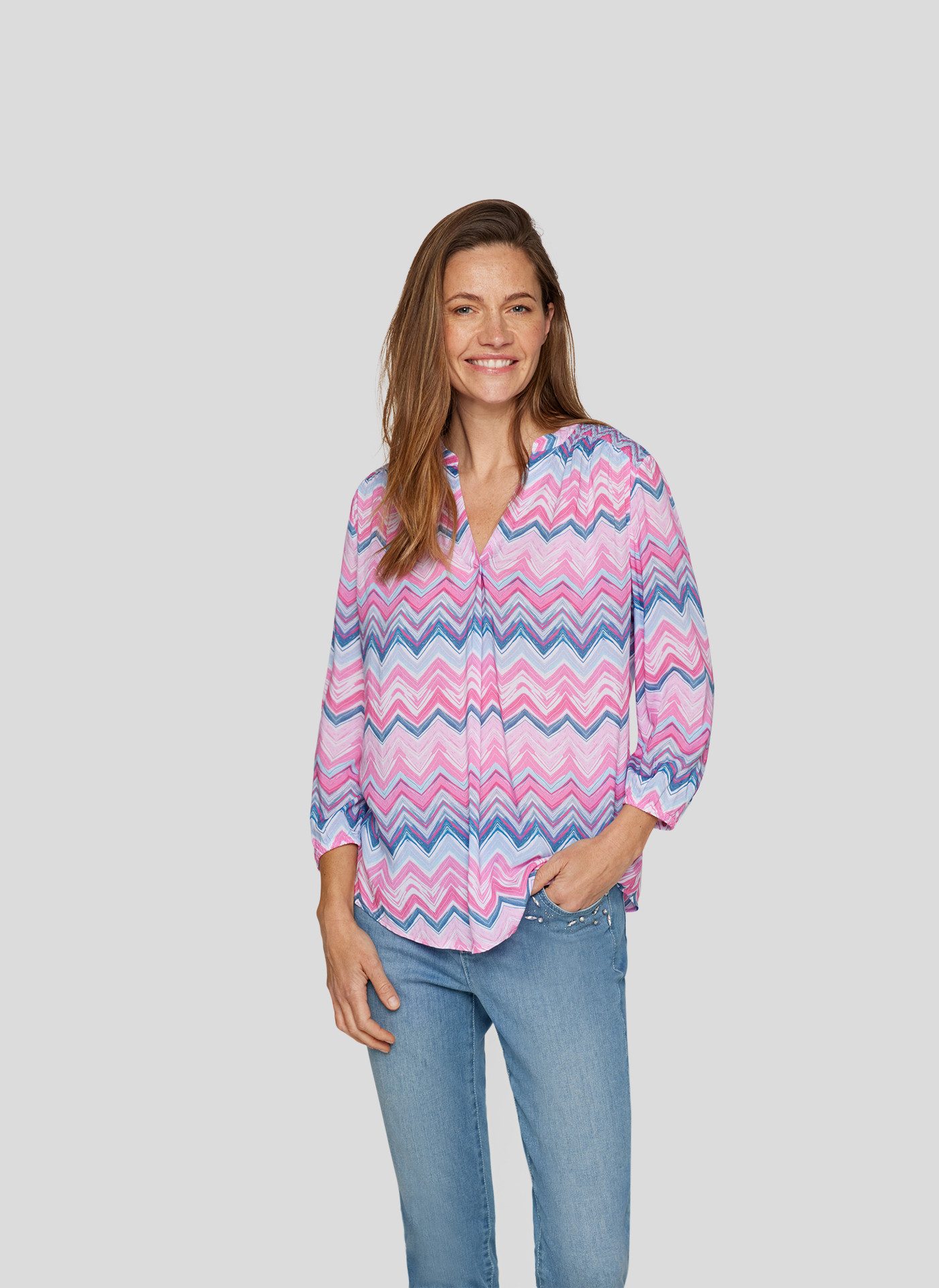 Druckbluse