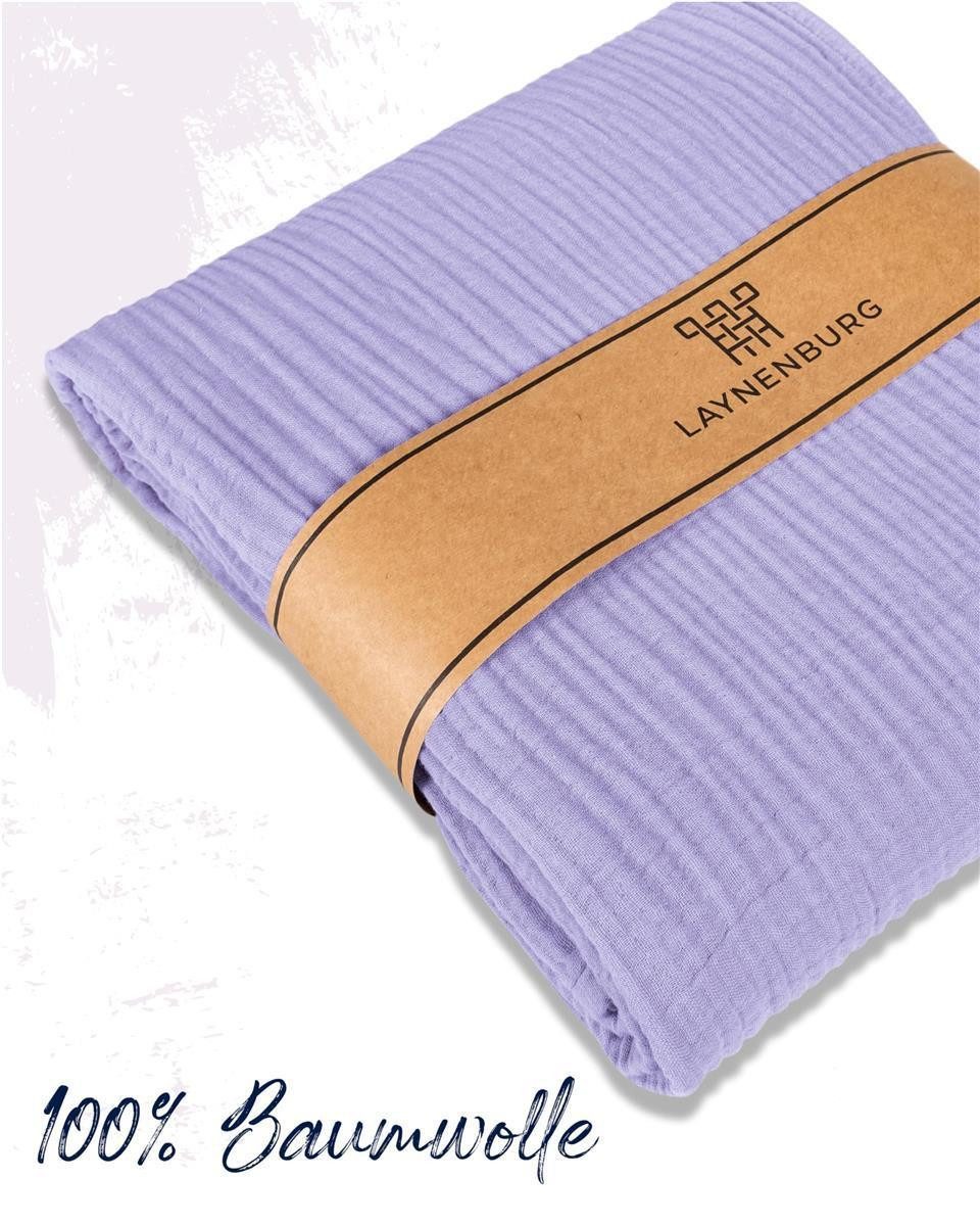 Laynenburg Tagesdecke Musselin aus 100% Baumwolle günstig online kaufen