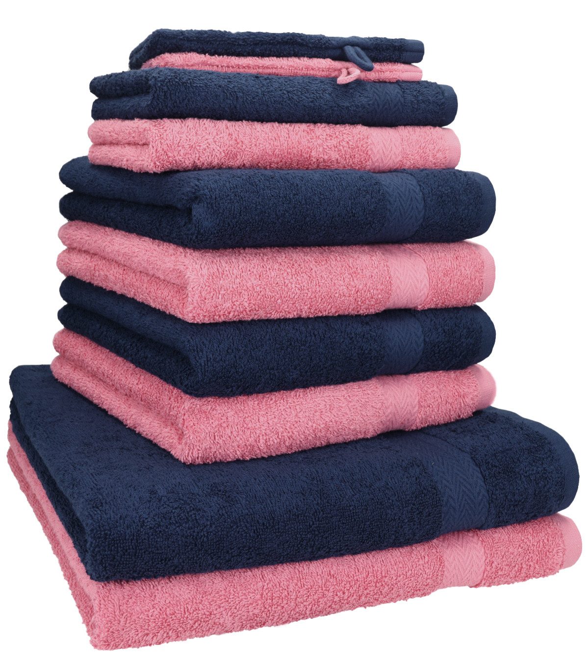 Betz Handtücher 10-TLG. Handtuch-Set Premium 100% Baumwolle Handtuch, Baumwolle (Set, 10-St), Duschtücher, Handtücher, Gästehandtücher, Waschhandschuhe