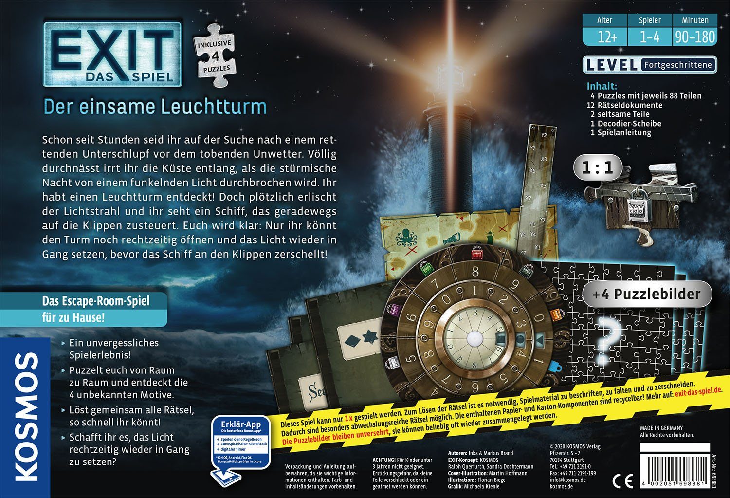 Kosmos Spiel, Der einsame Leuchtturm, Germany EXIT Made in
