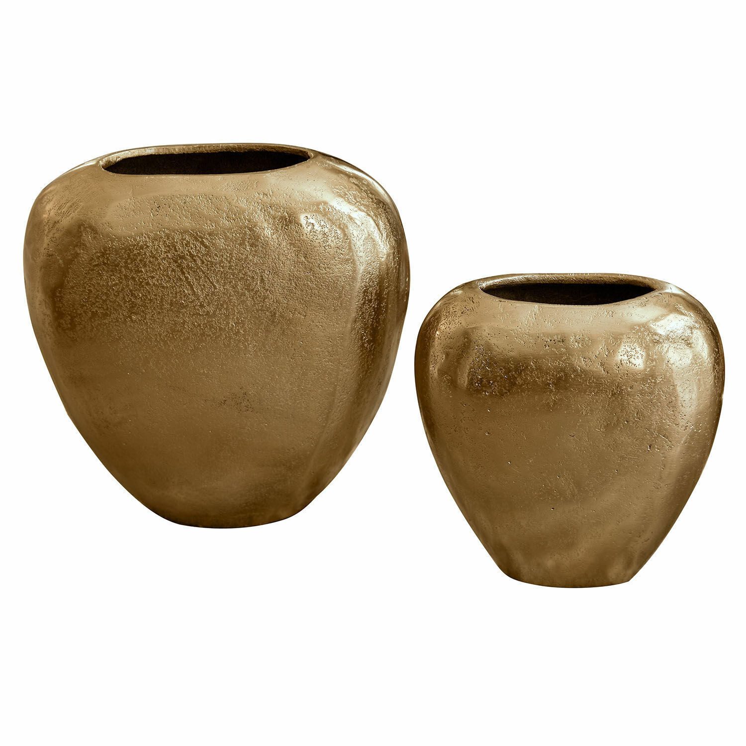 Mirabeau Tischvase Vase 2er Set Cezelle champagner günstig online kaufen