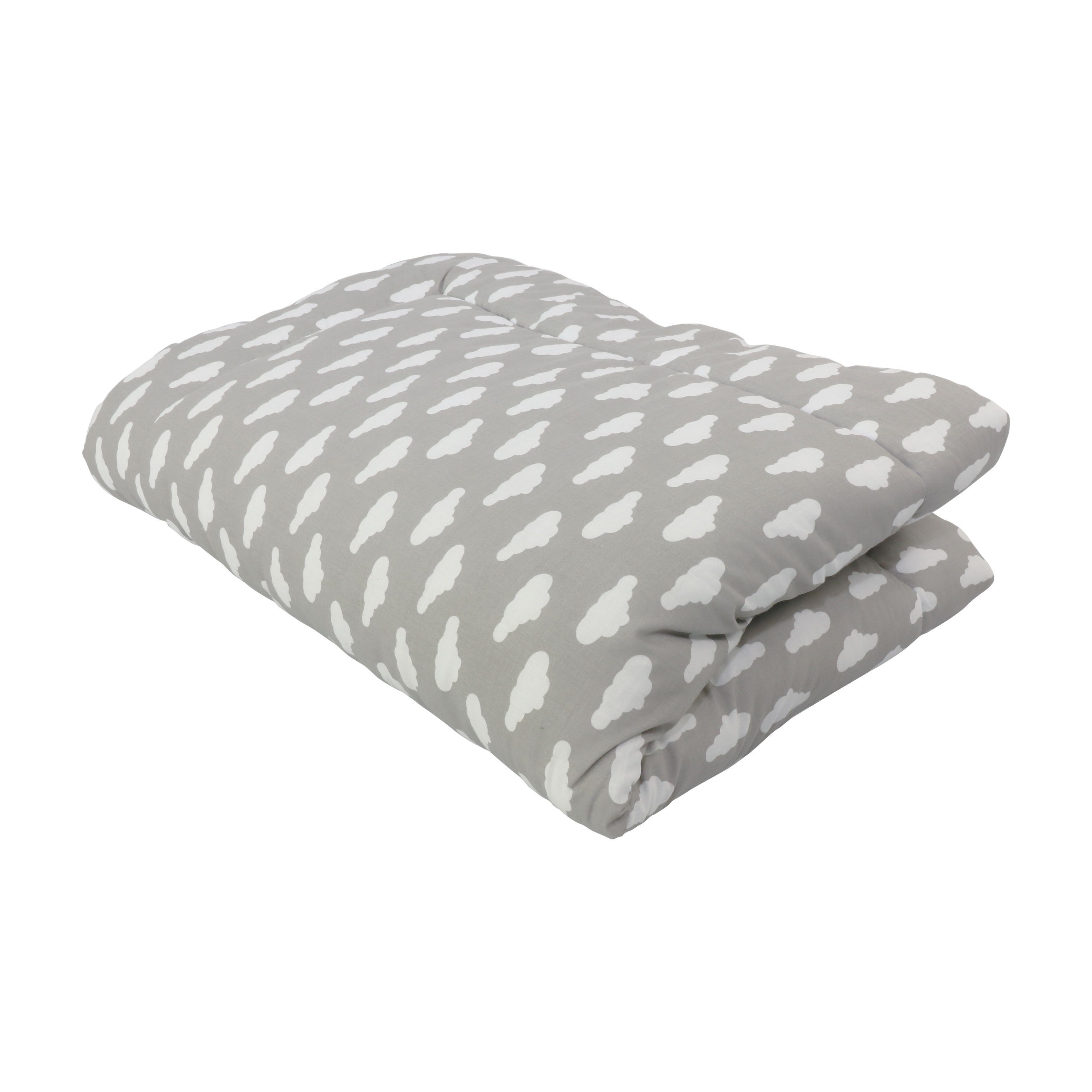 Krabbeldecke Clara (140x100cm) mit Wolken-Muster, Puckdaddy GmbH