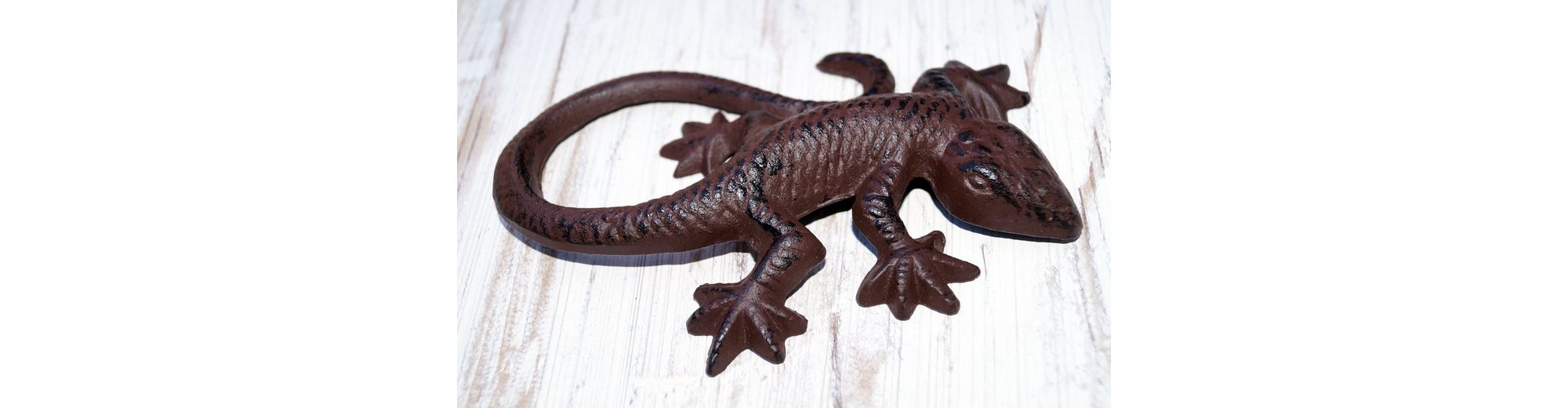 Clayre & Eef Dekofigur »Eidechse Figur Gusseisen Landhaus Metall