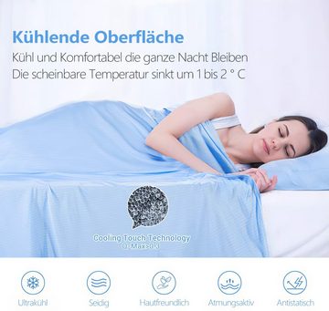 Sommerbettdecke, Doppelseitige Wohndecke, Arc-Chill Selbstkühlende Technik, Elegear, Füllung: 75% Nylon+25% Polyester, Q-Max>0,34, weiche Sofadecke