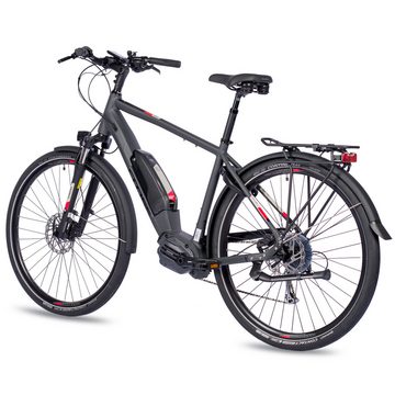 Airtracks E-Bike 28 Zoll E-Bike Herren Trekking Fahrrad X-Tron SR1 SHIMANO STеPS E6100, 9 Gang, Kettenschaltung, Mittelmotor, 504 Wh Akku, Trekking Fahrrad SHIMANO ALIVIO - 50cm 55cm 60cm Mod. 2024