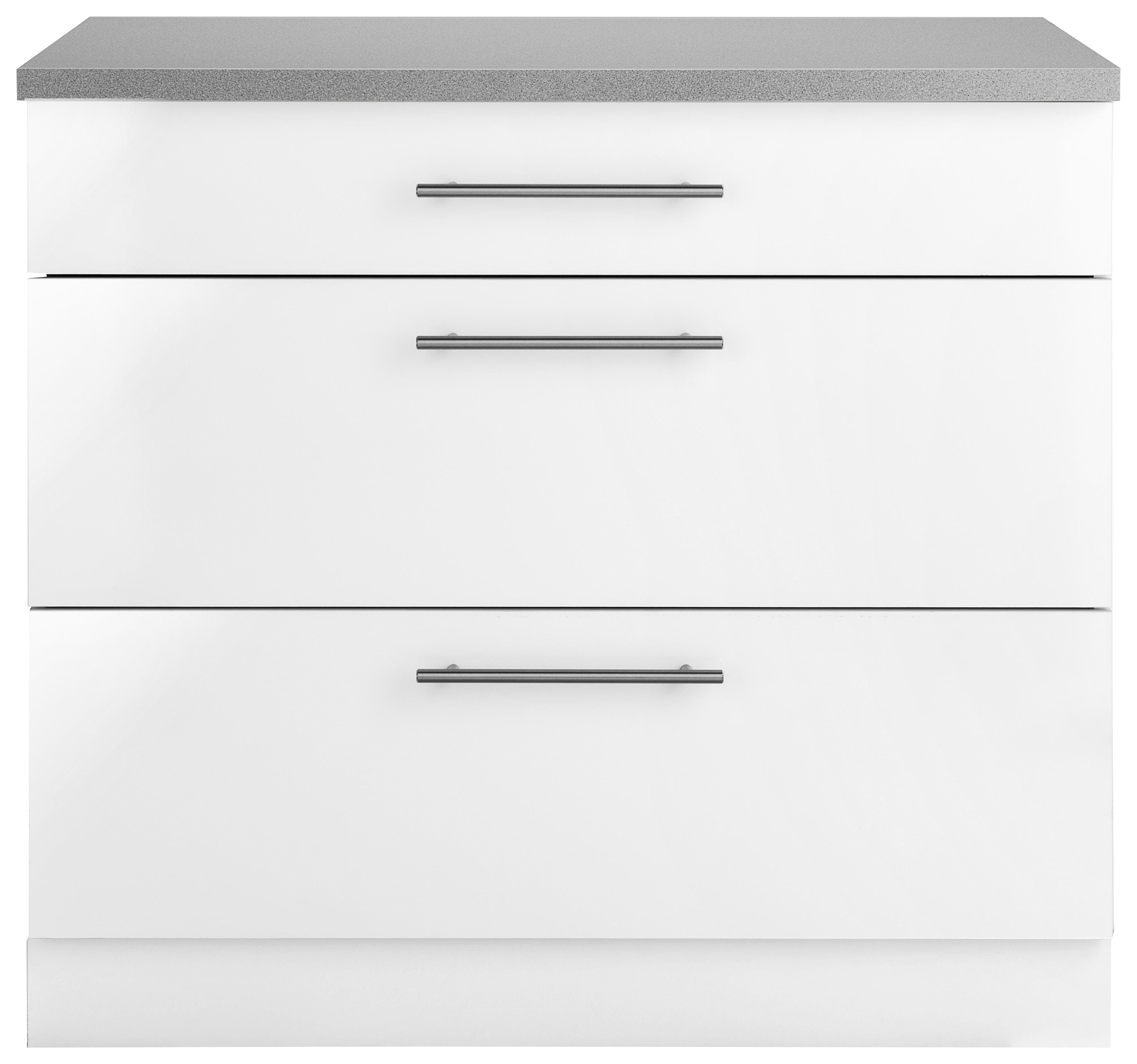 wiho Küchen Unterschrank Cali 90 cm breit, mit 2 großen Auszügen