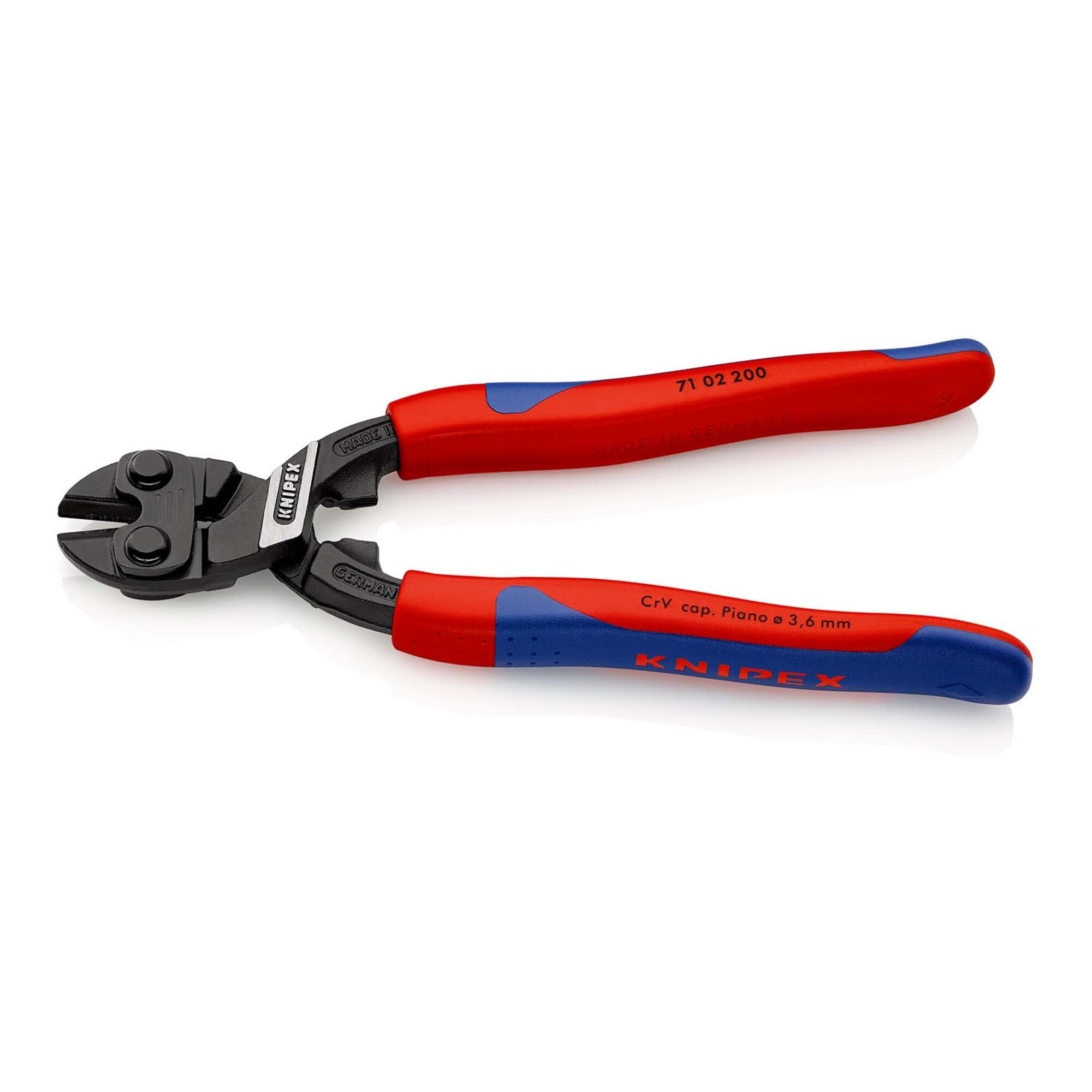 Knipex Cuttermesser KNIPEX 71 02 200 CoBolt® Kompakt-Bolzenschneider mit schlanken