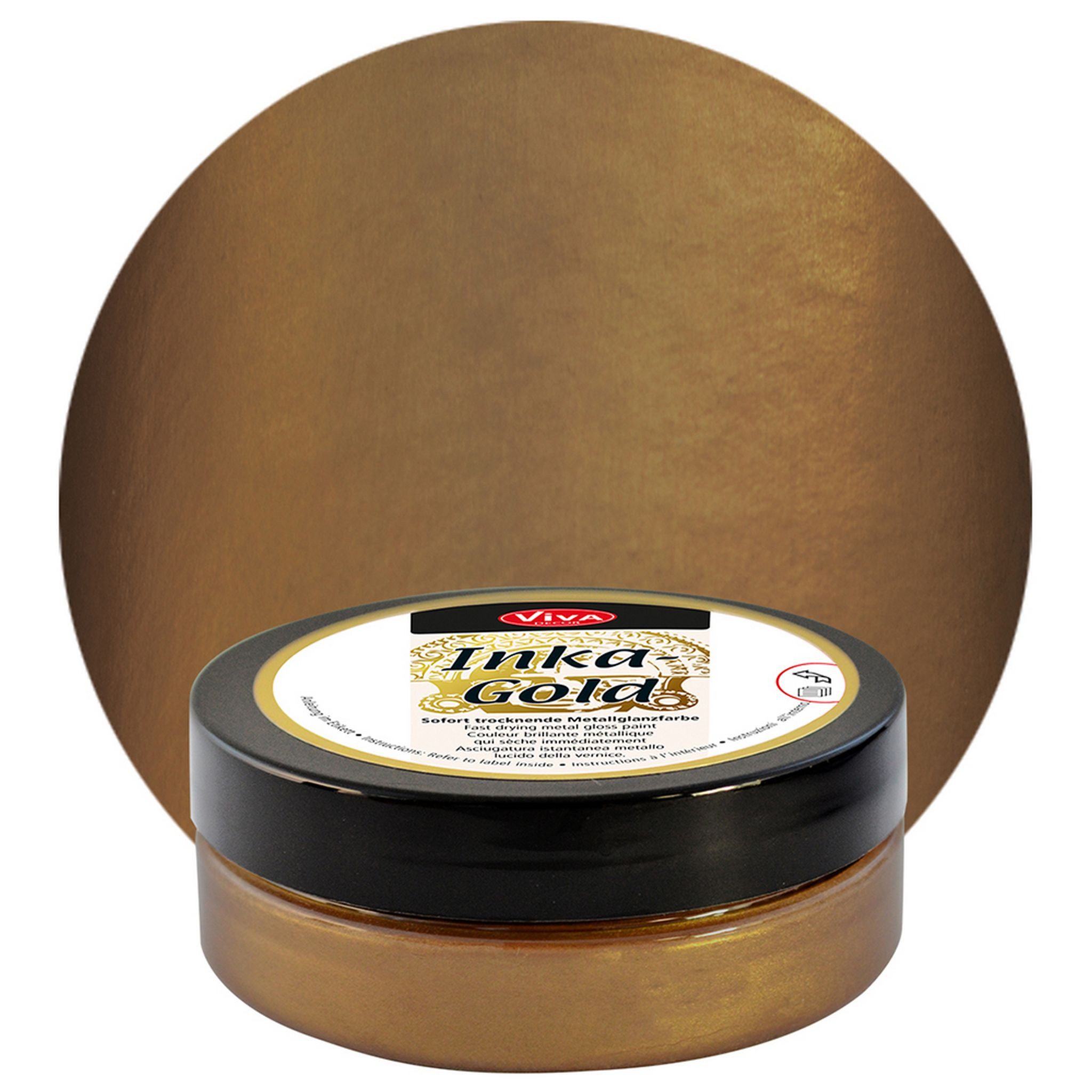 Viva Decor Bastelfarbe ViVA DECOR Inka-Gold 62,5 g - Gold-Braun