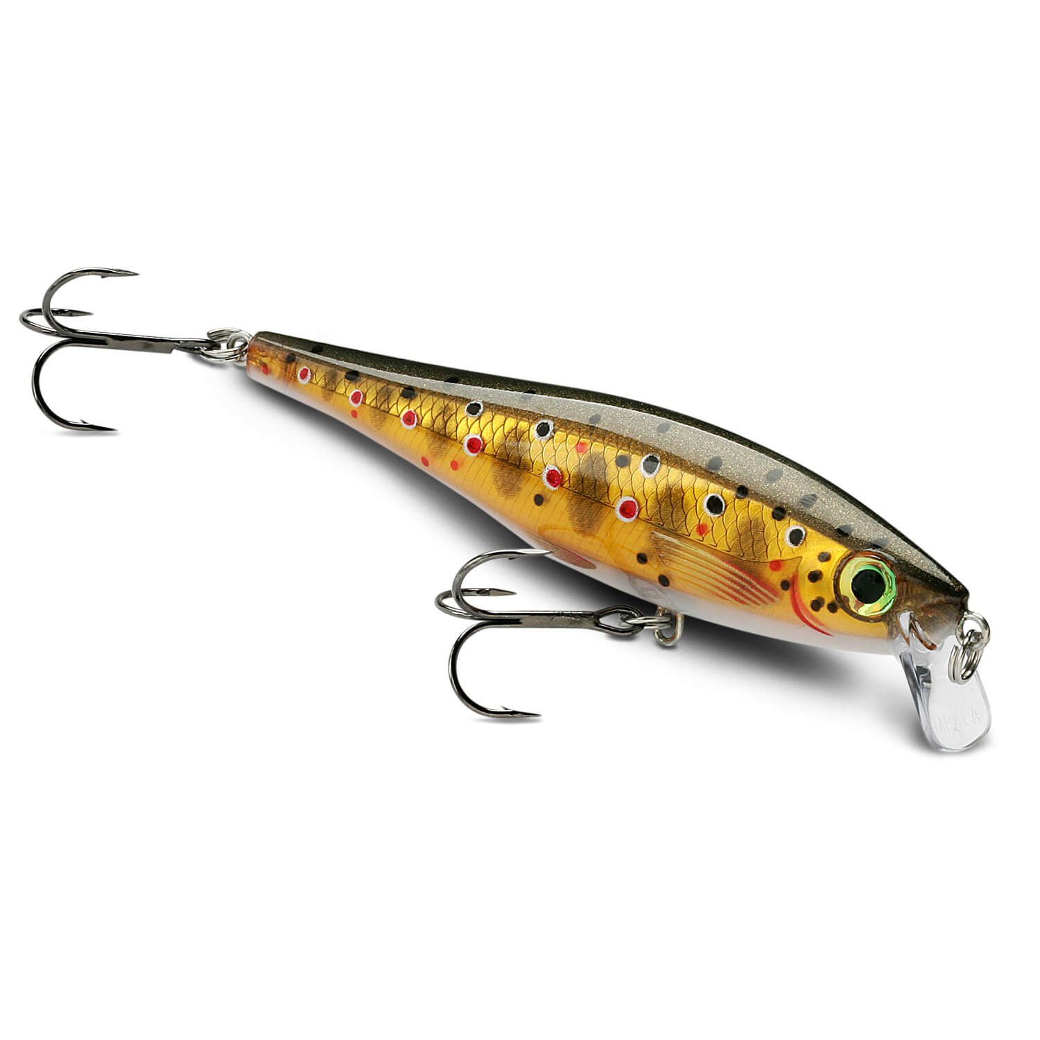 (1-St) schwimmend Minnow Trout, TR BX Rapala Rapala Brown Wobbler Kunstköder