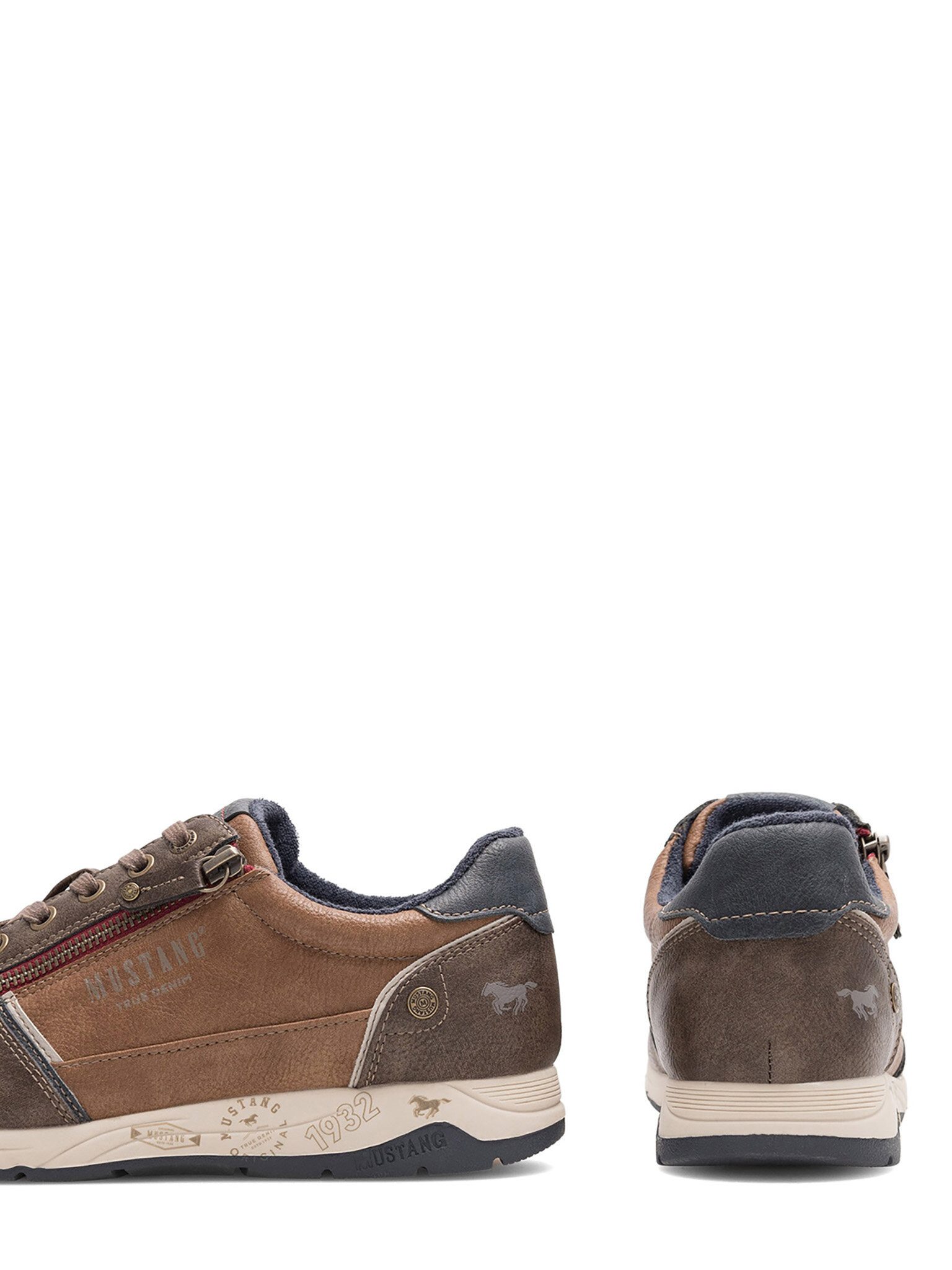 MUSTANG Mustang Halbschuhe Herren 4106-306 Braun Schnürboots