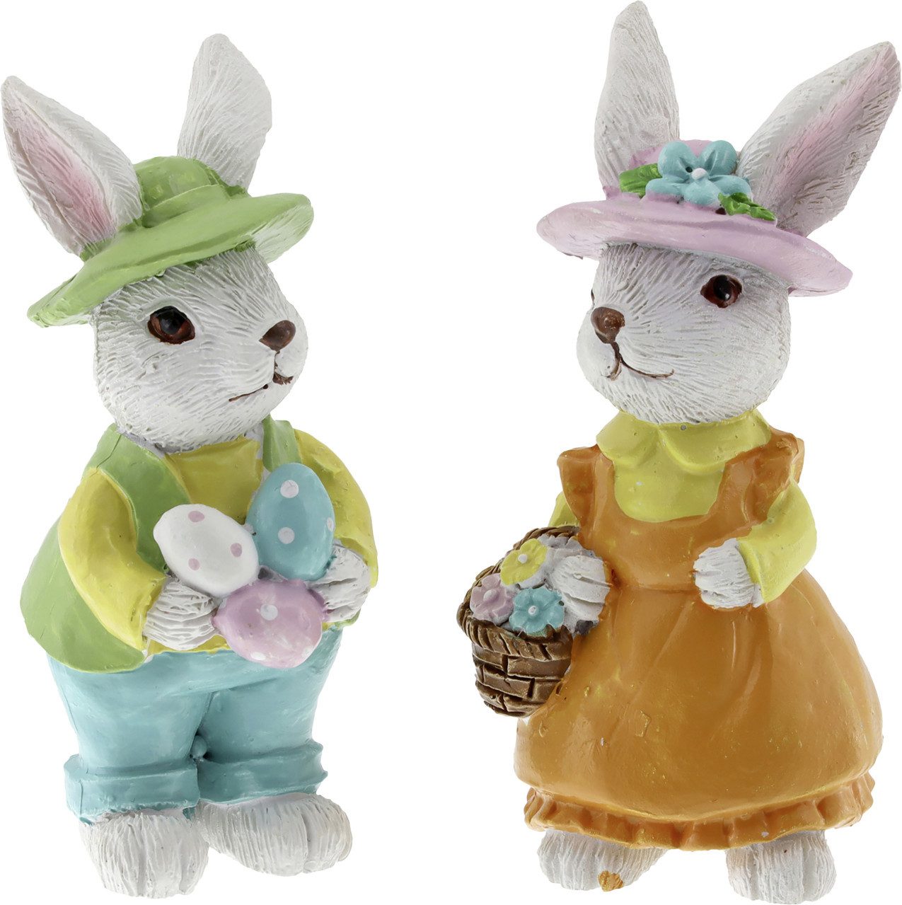 Rodermund Osterhase Dekofigur Osterhase mit Hut 9 cm bunt