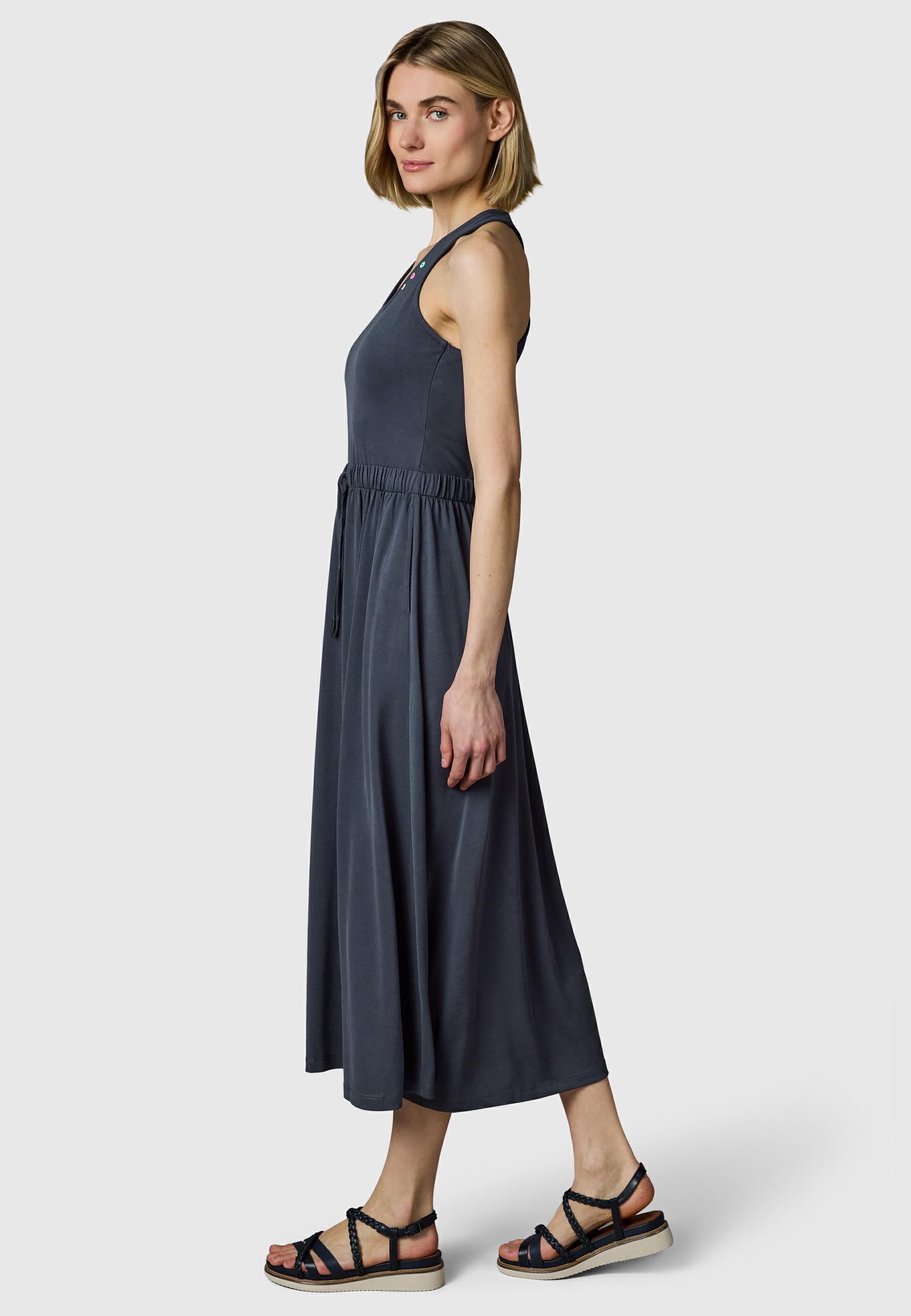 Ragwear Shirtkleid Mauglia YOUMODO Sommerkleid mit Trägern und Taillenzugband