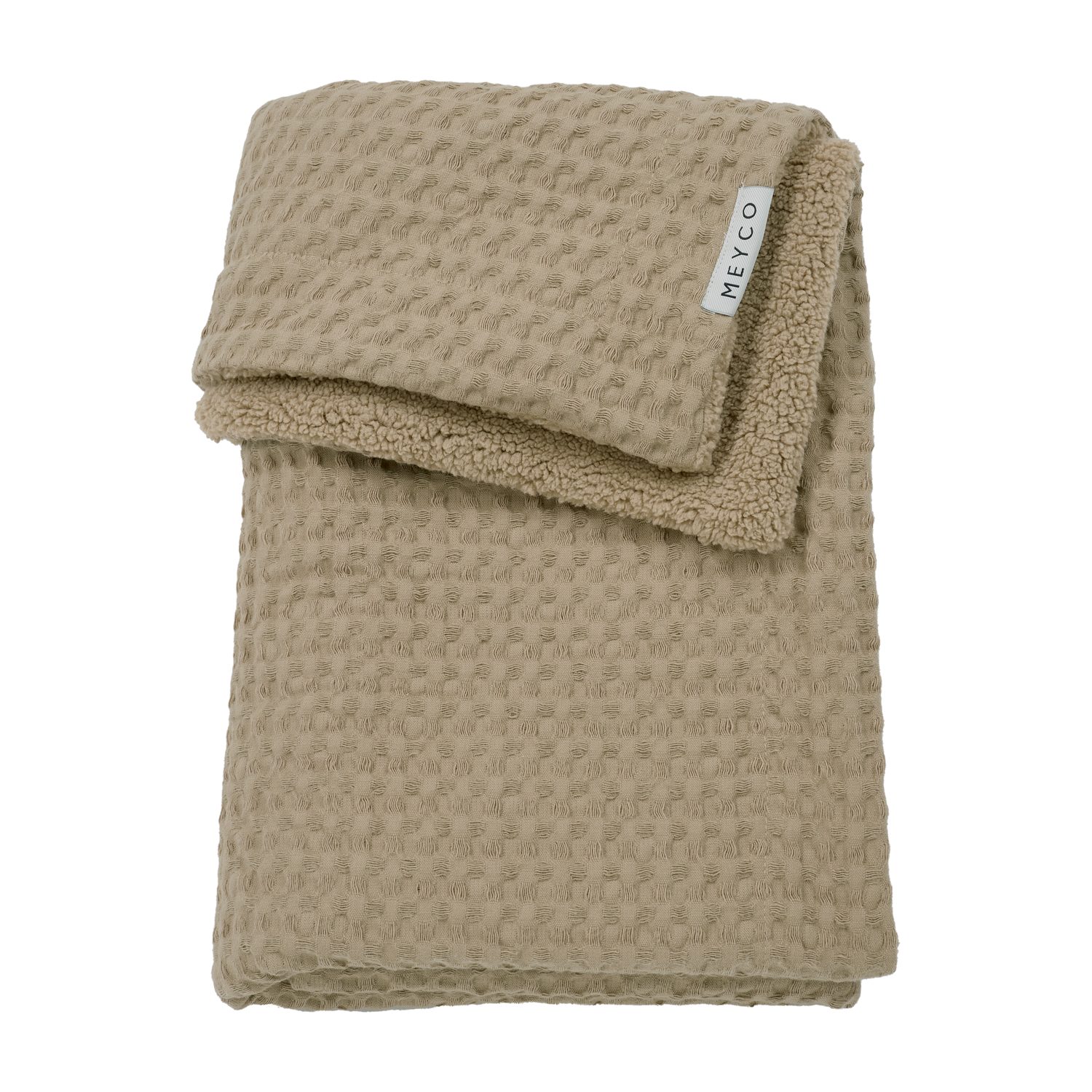 Babydecke 9999 Taupe, Meyco Baby, 75x100cm günstig online kaufen
