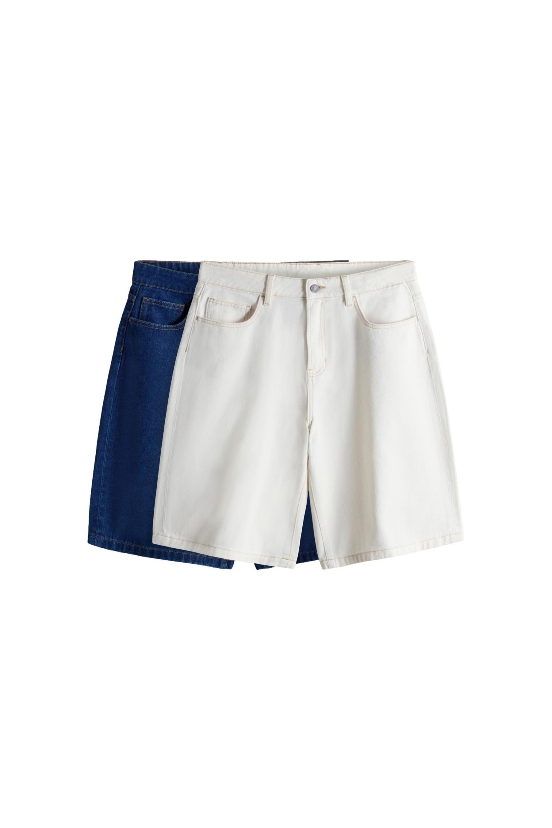 The Set Shorts The Set Denim-Bermudashorts, 2er-Pack (2-tlg)