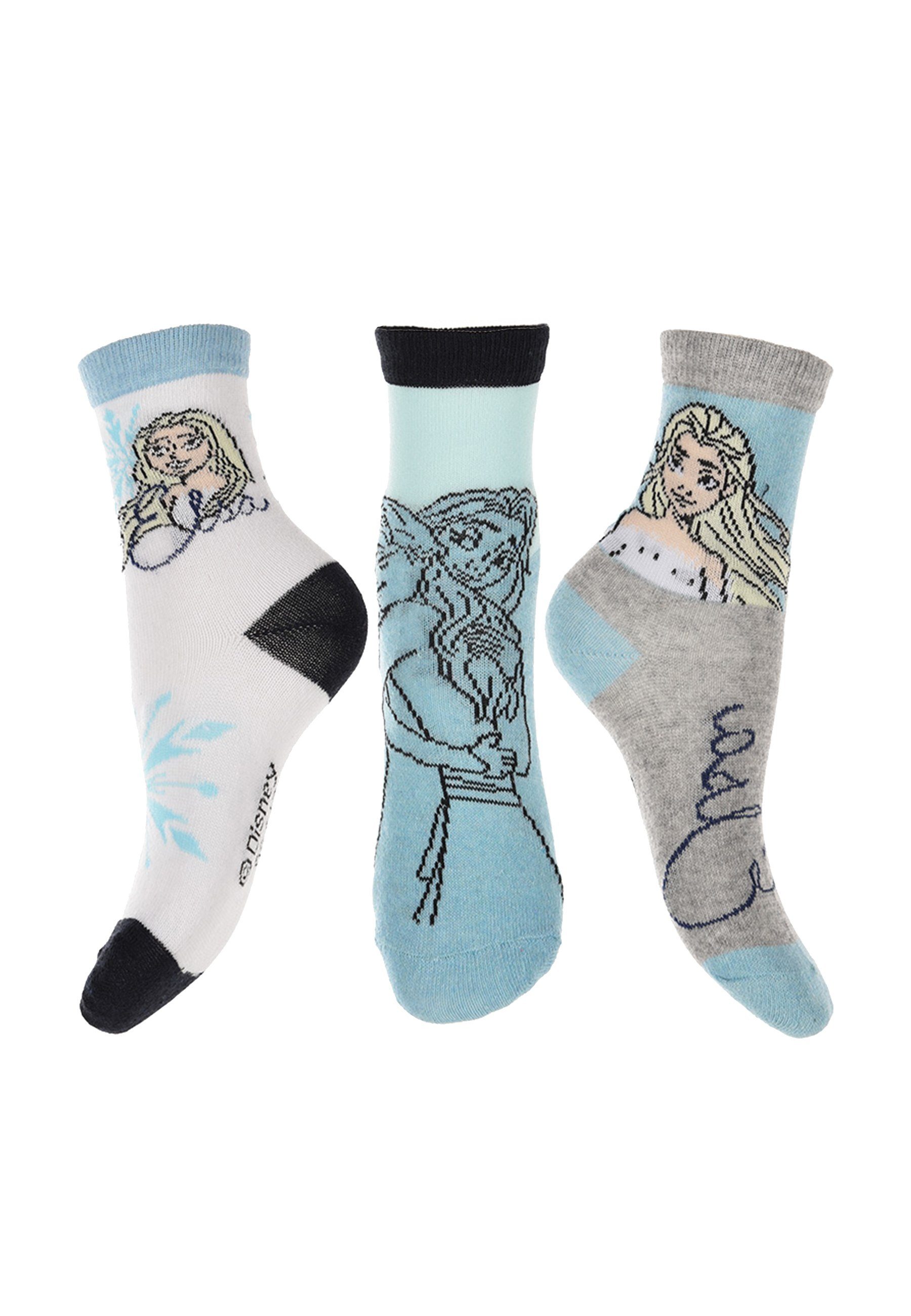 & Elsa Frozen Mädchen Strümpfe Kinder Eiskönigin Socken Socken Disney Anna