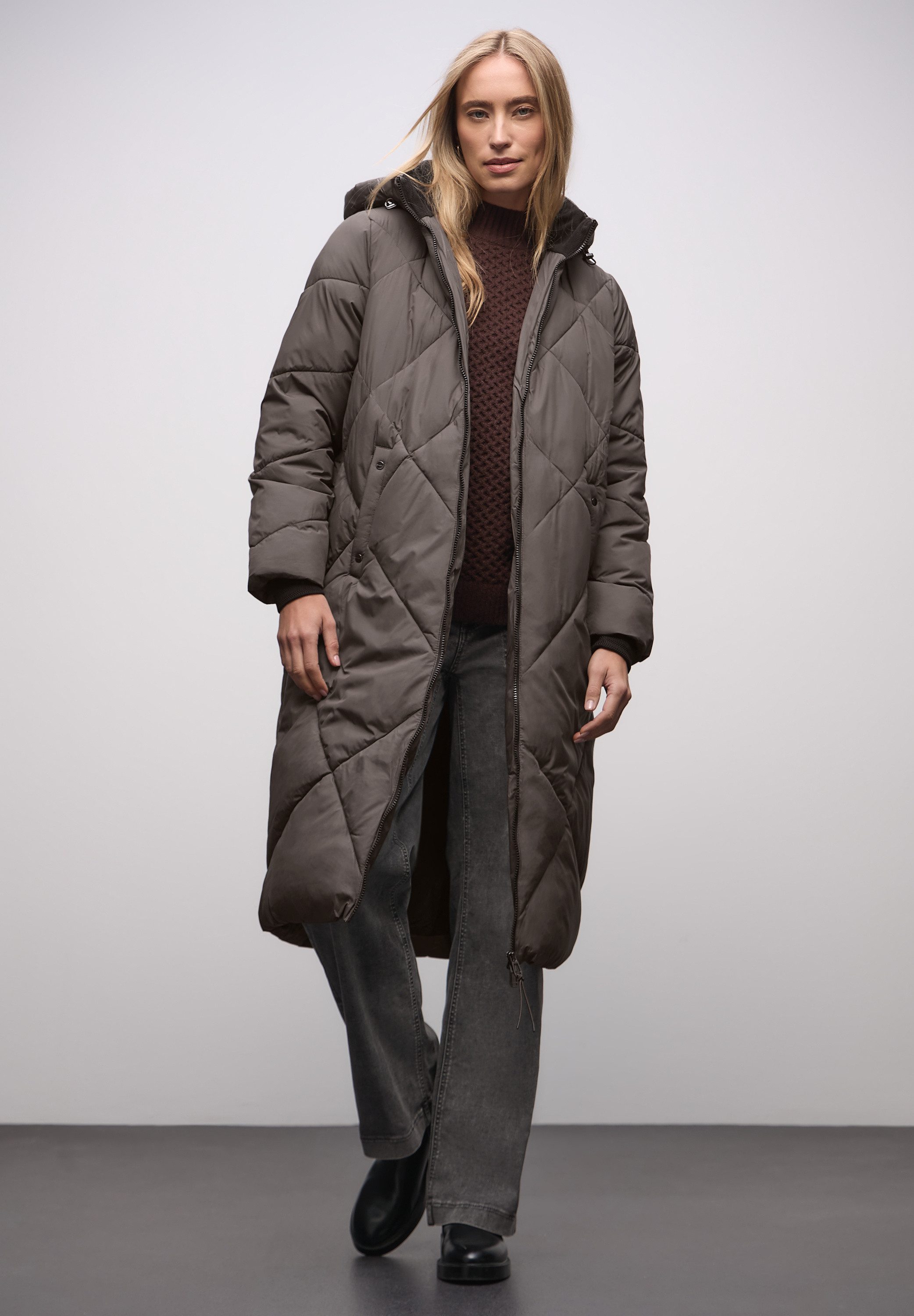 STREET ONE Steppjacke mit Kapuze
