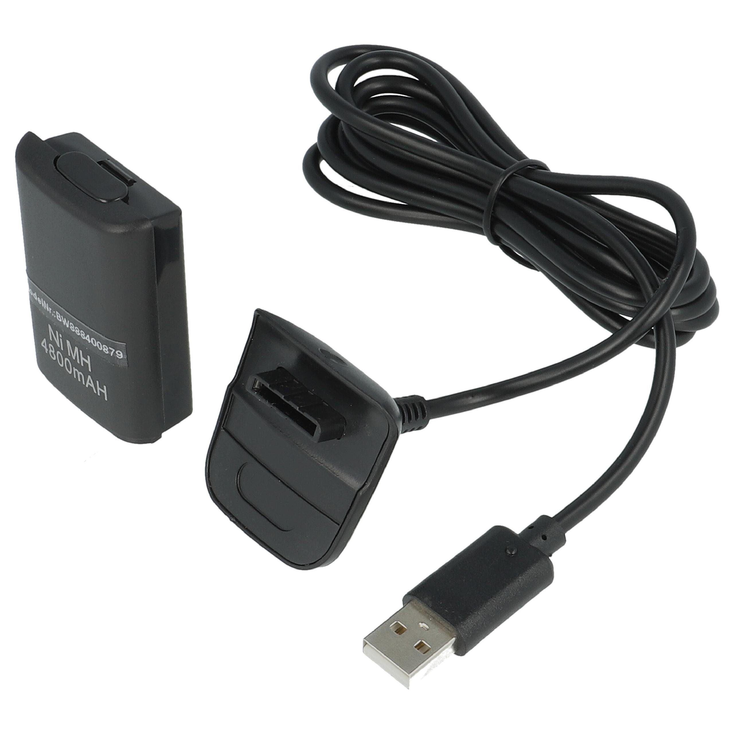vhbw passend für Microsoft Xbox 360 Controller Spielekonsole / Controller Controller-Ladestation